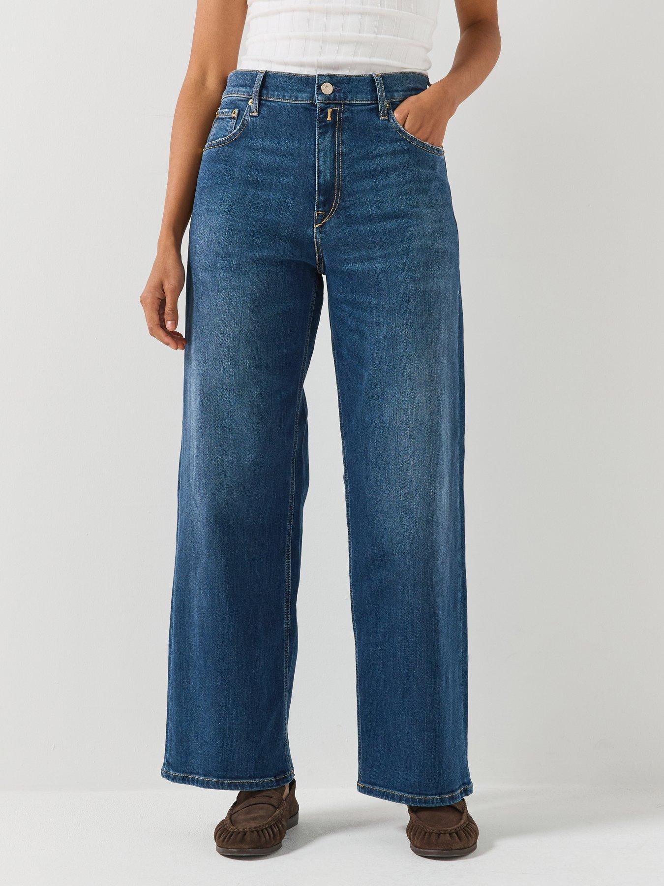 Replay Cary Wide Leg Jeans