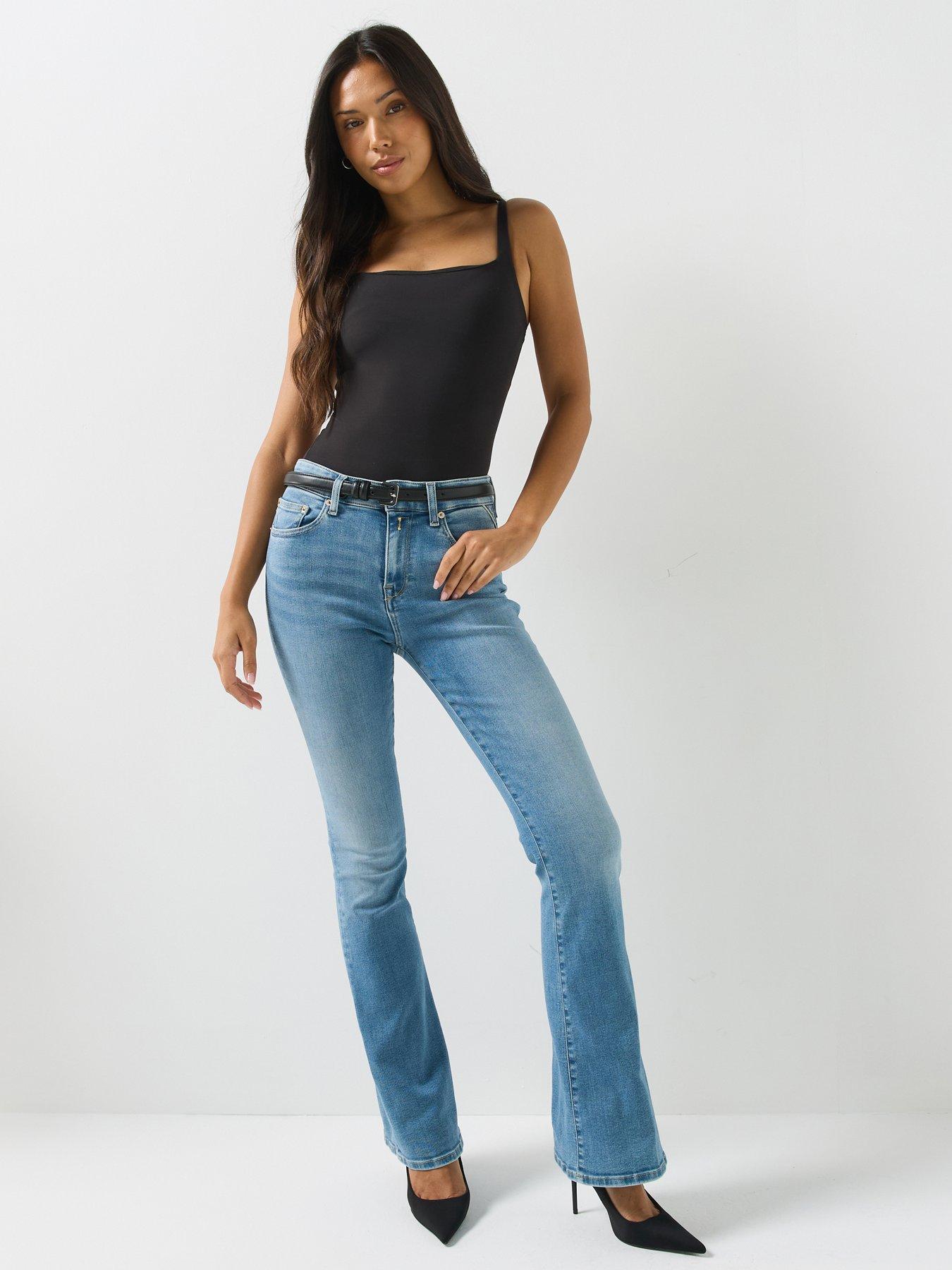 Replay Joella Flare Regular Waist Jeans