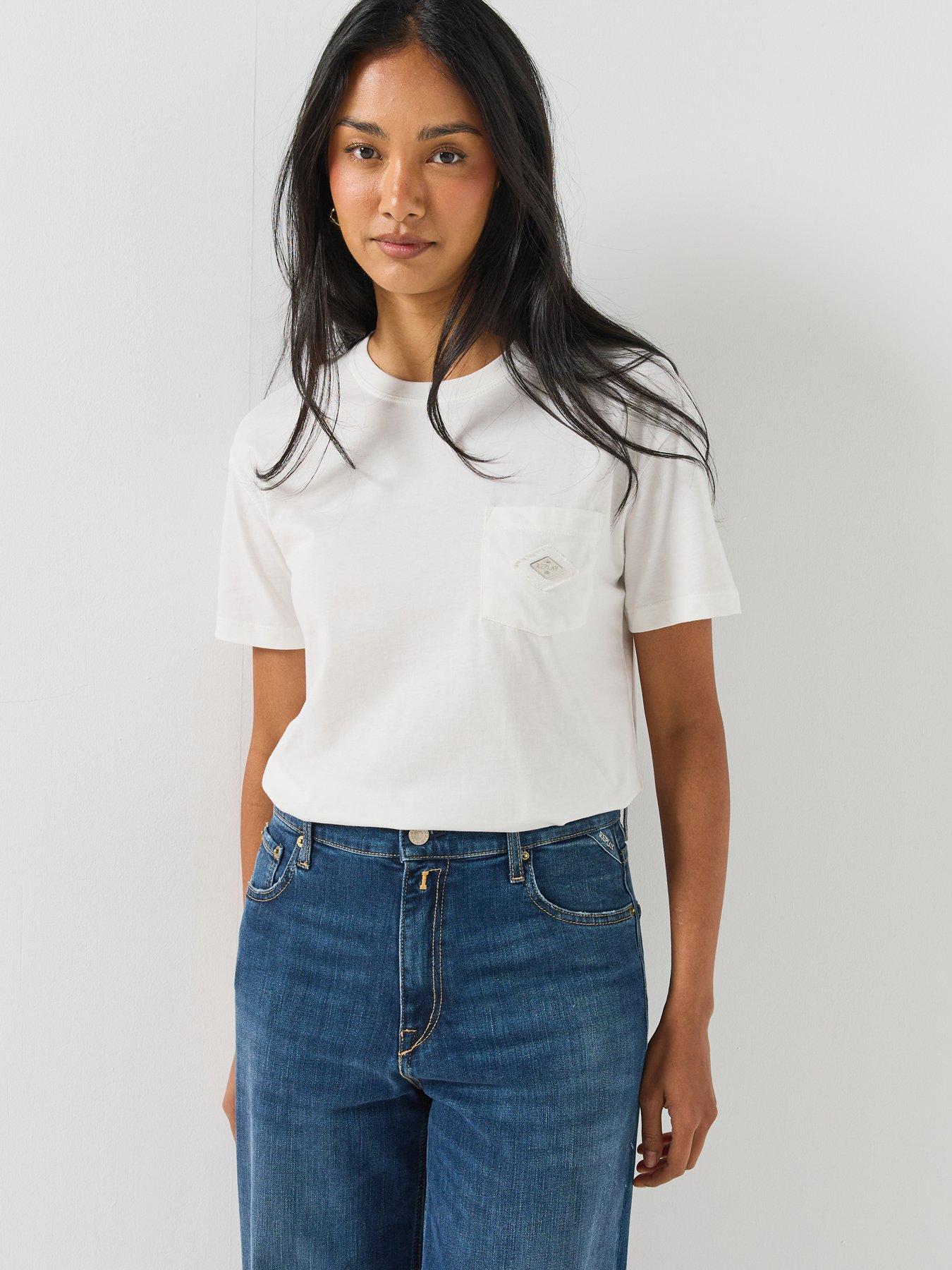 Replay Pocket Detail T-shirt