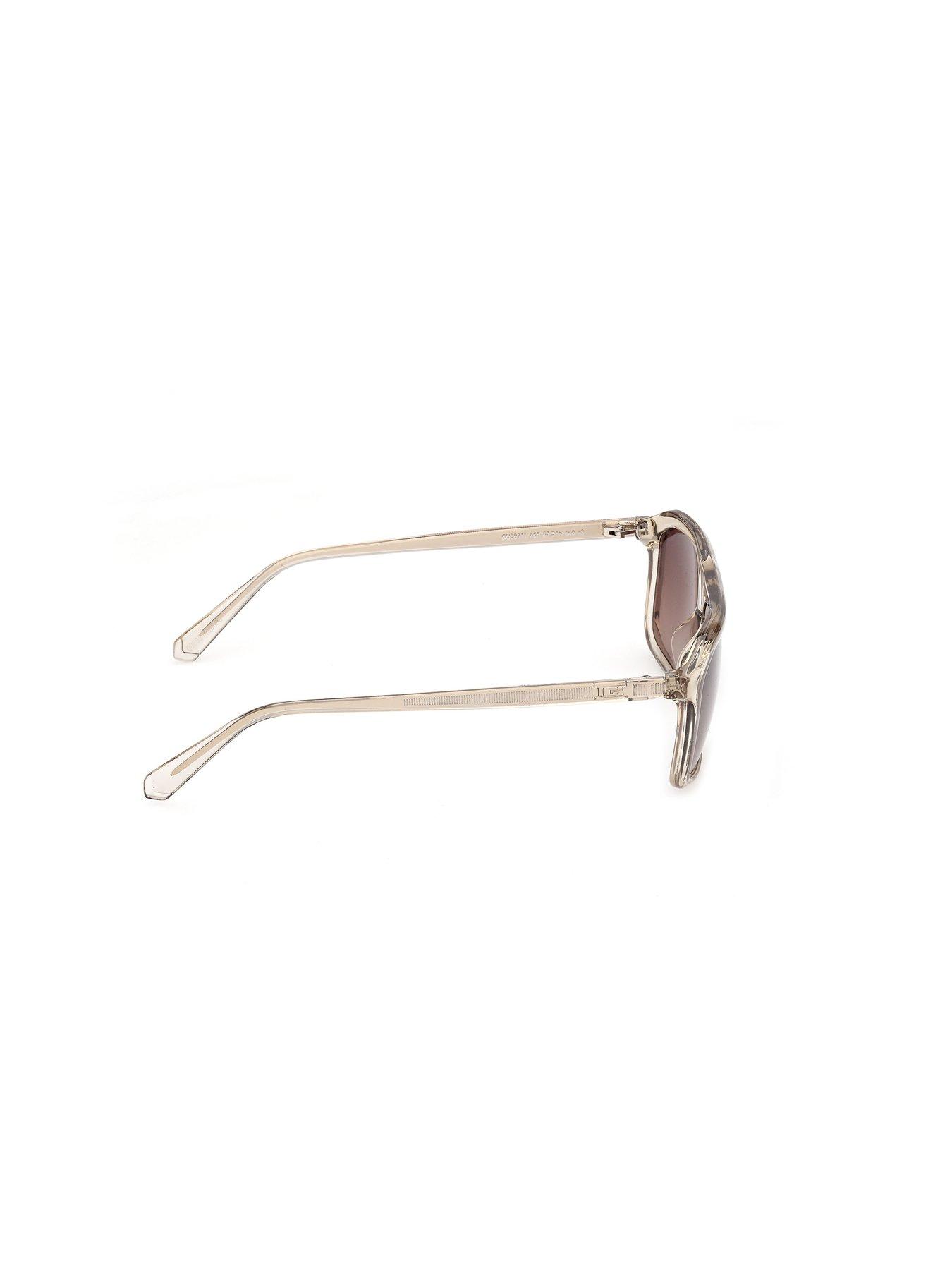 Image 4 of 6 of Guess GU 00311 45F Rectangular Sunglasses - Light Brown