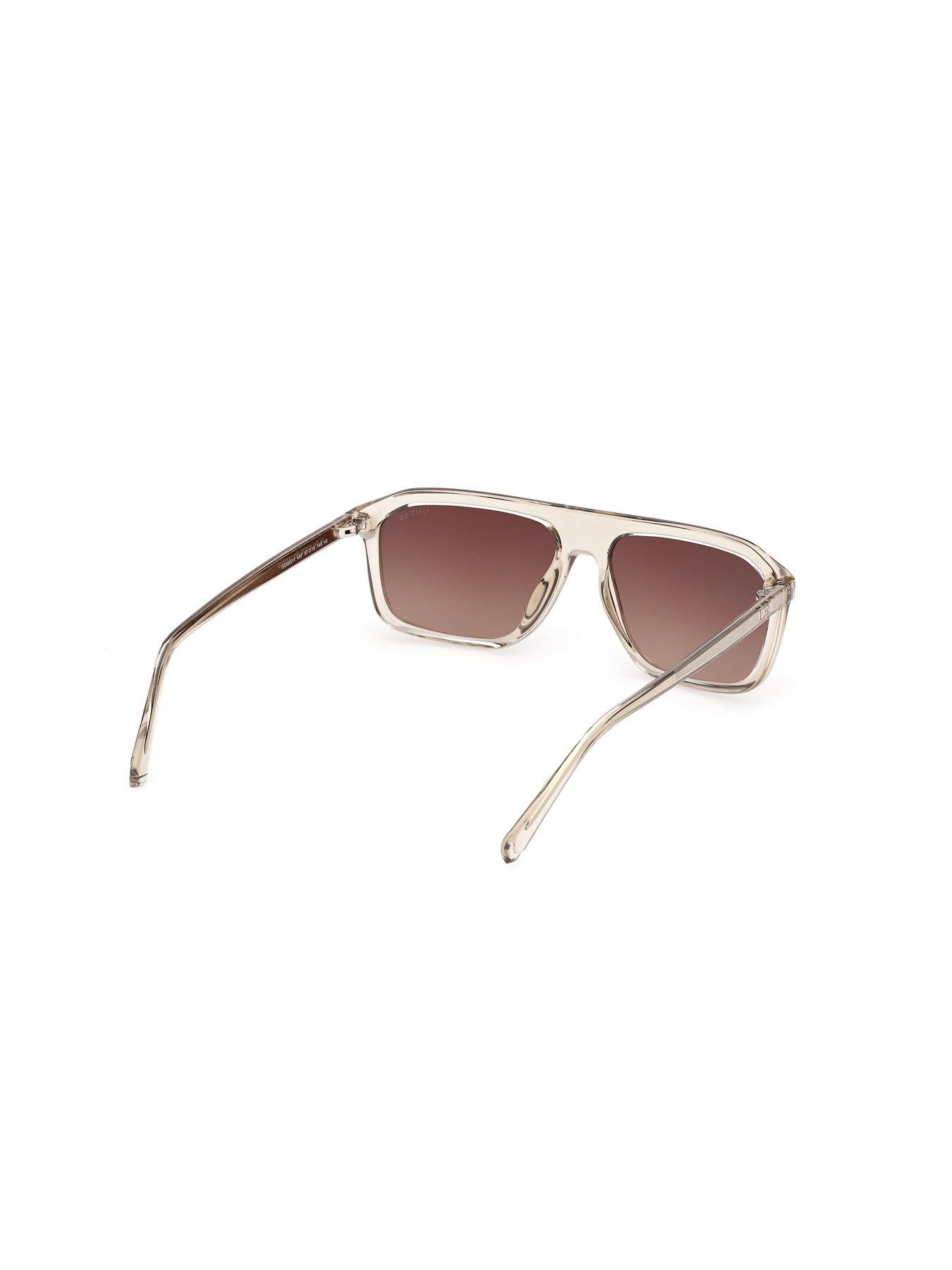 Image 5 of 6 of Guess GU 00311 45F Rectangular Sunglasses - Light Brown