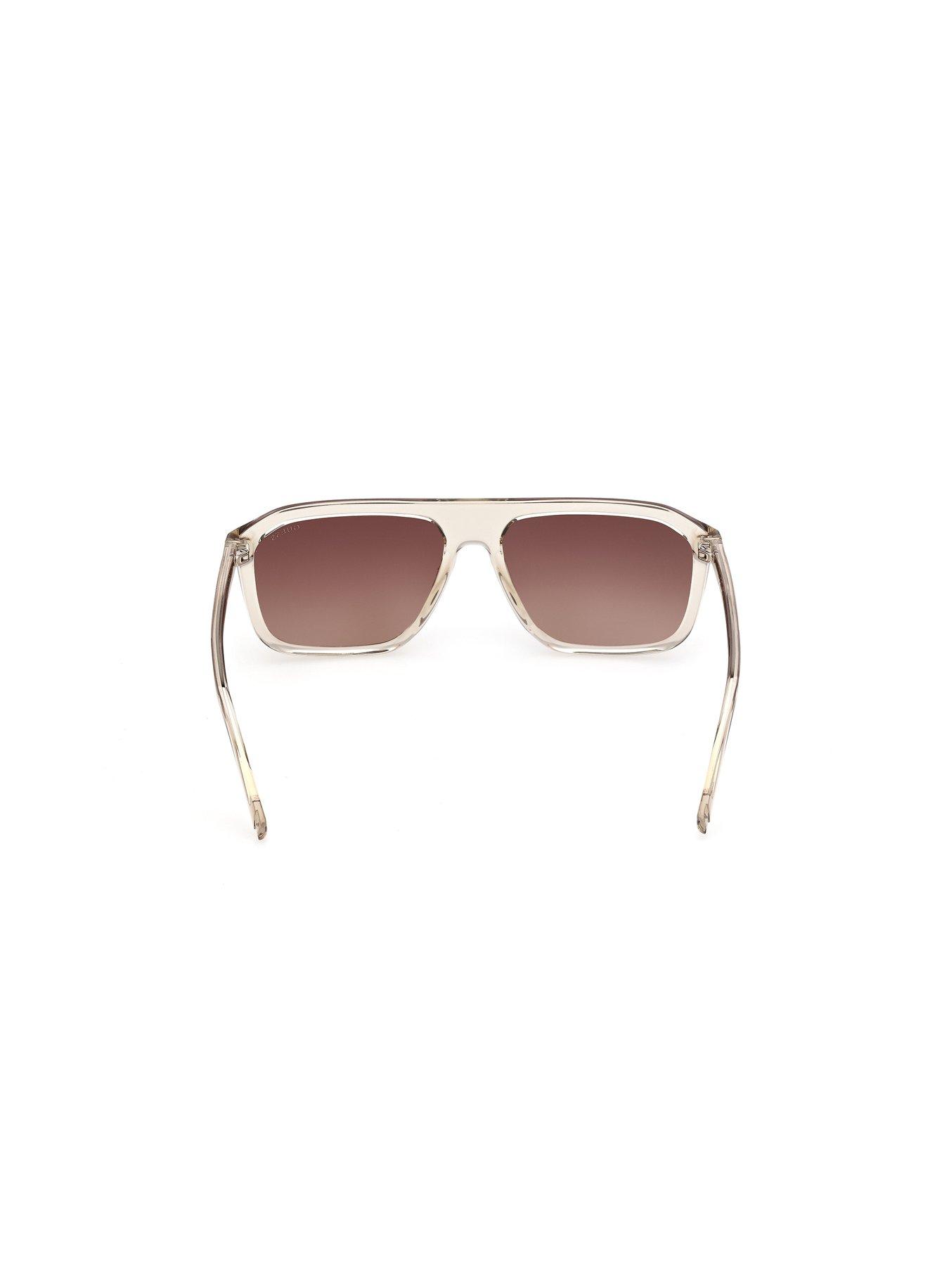 Image 6 of 6 of Guess GU 00311 45F Rectangular Sunglasses - Light Brown