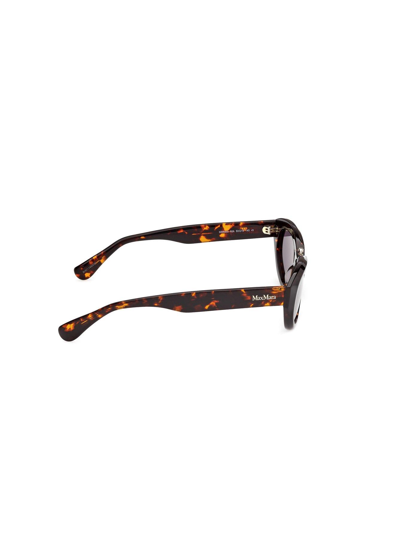 Image 4 of 6 of Max Mara Oval Sunglasses - Brown