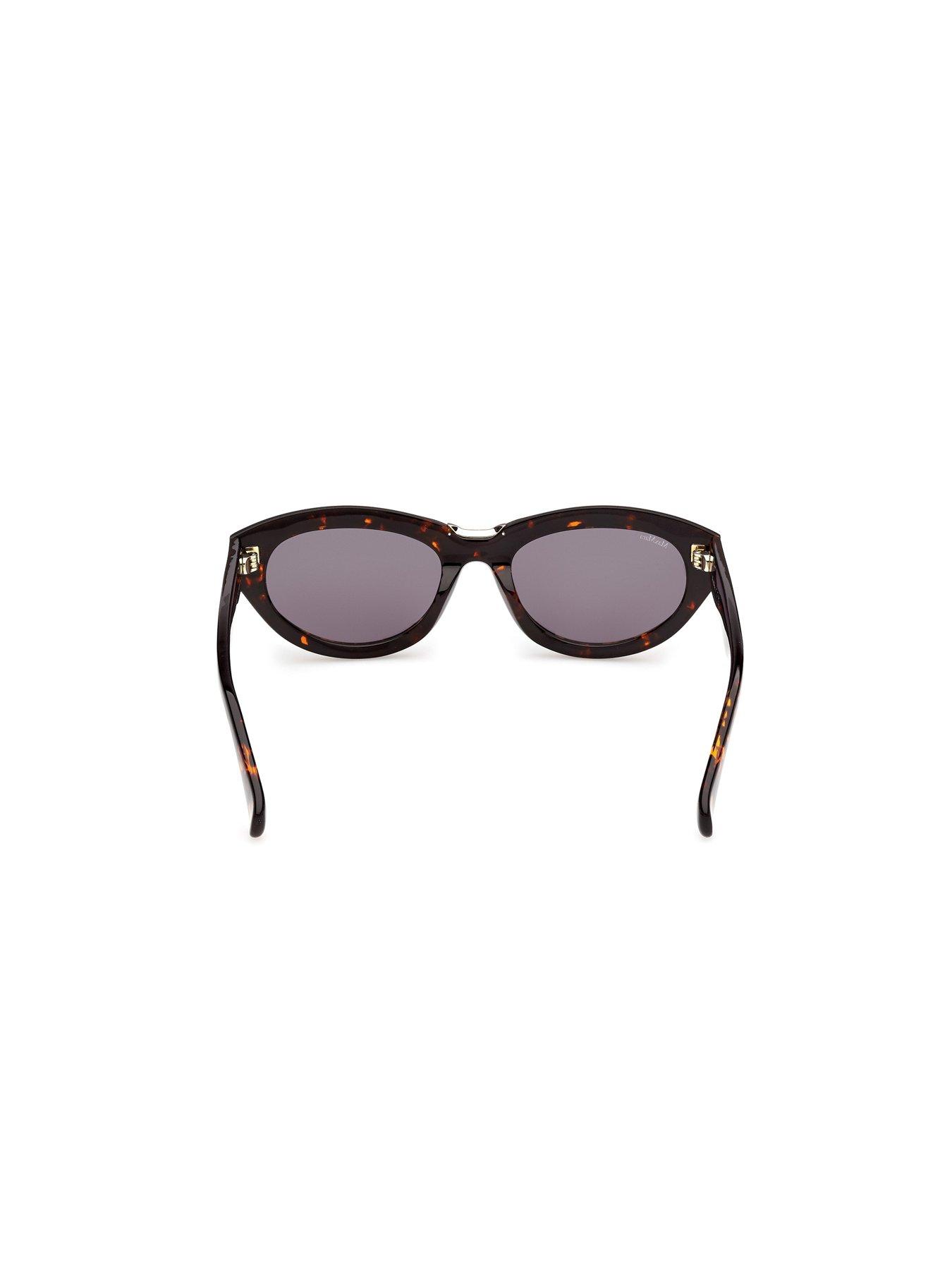 Image 6 of 6 of Max Mara Oval Sunglasses - Brown