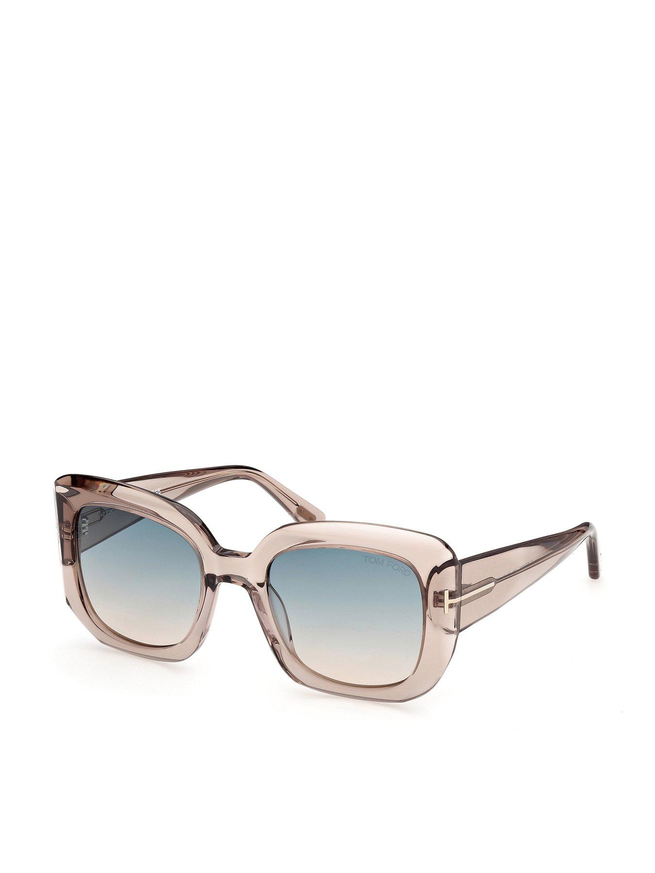 Tom Ford Carla-02 FT1220 Butterfly Sunglasses - Light Brown
