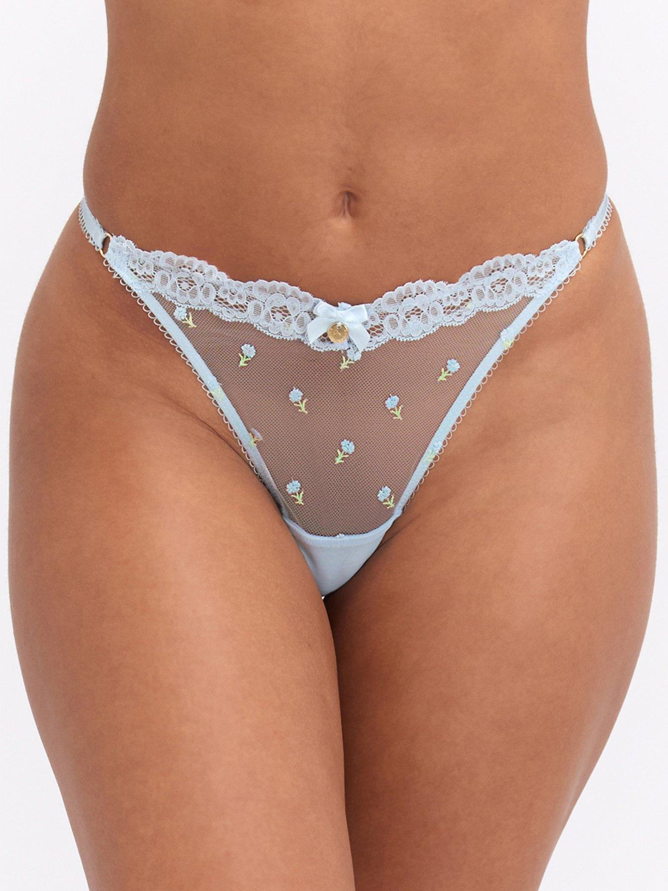 Image 4 of 4 of Boux Avenue Elilah Thong - Light Blue