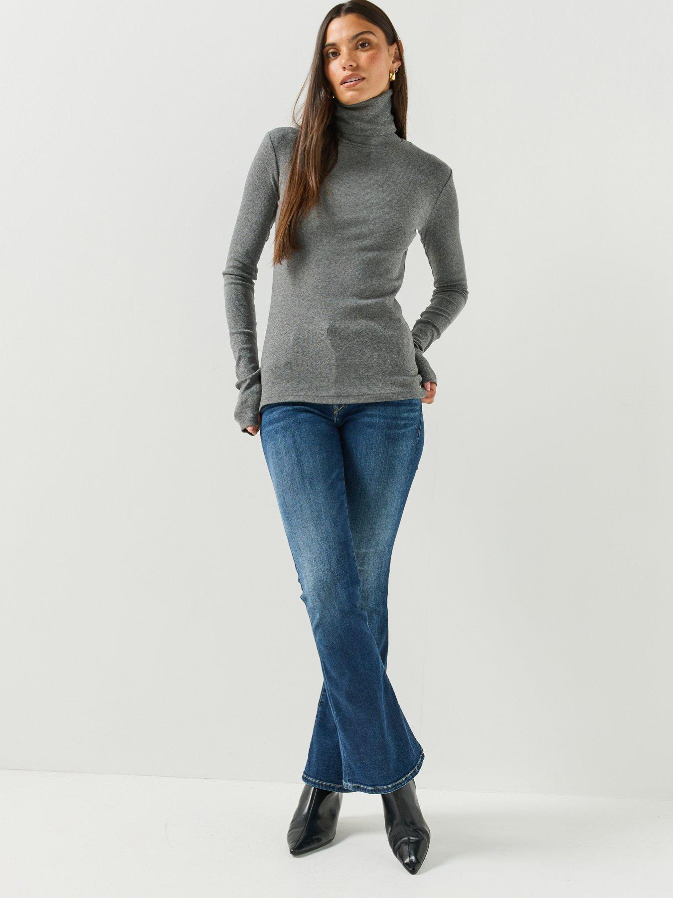 Image 3 of 5 of Replay Long Sleeve Roll Neck Top