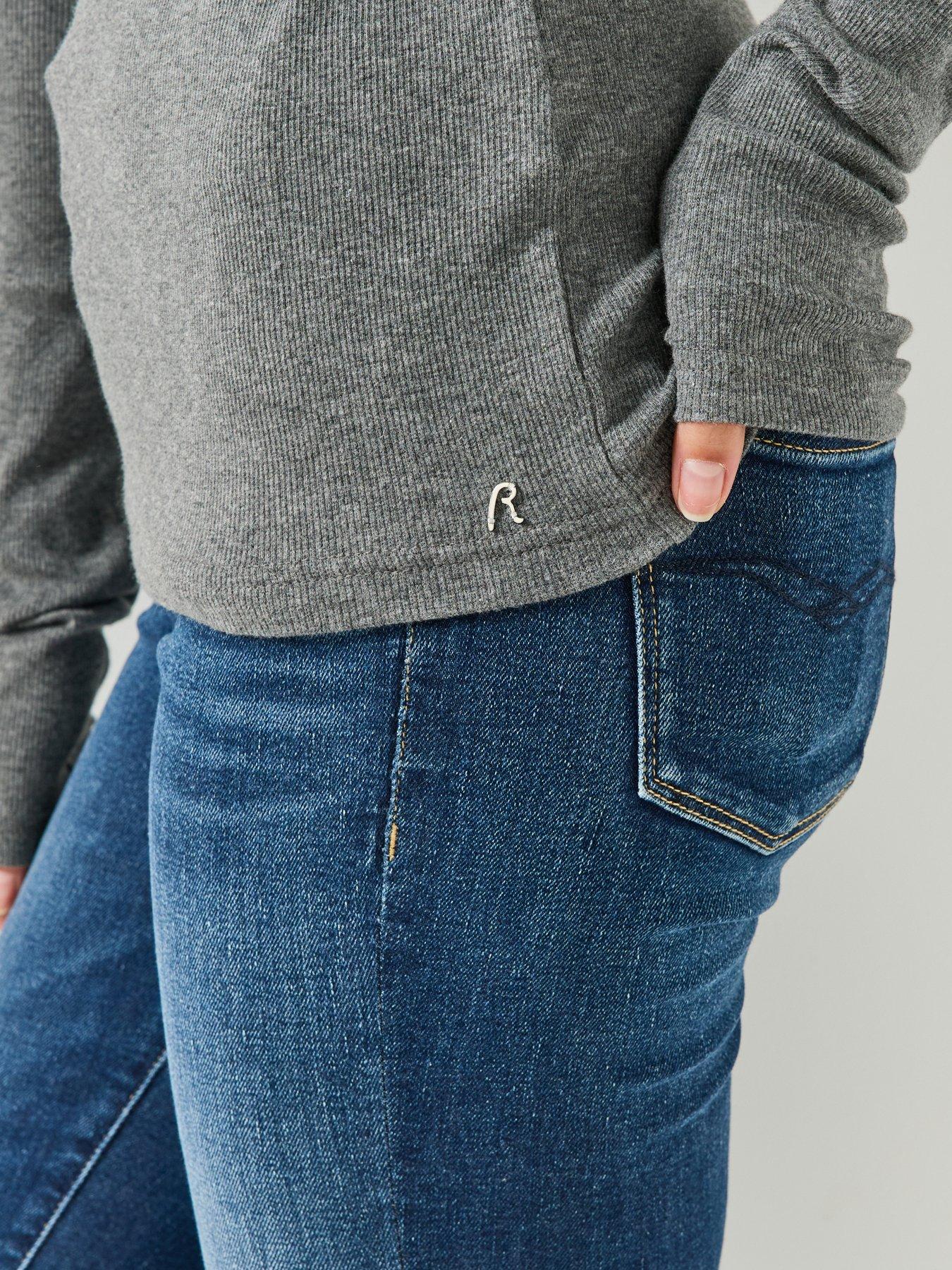 Image 4 of 5 of Replay Long Sleeve Roll Neck Top