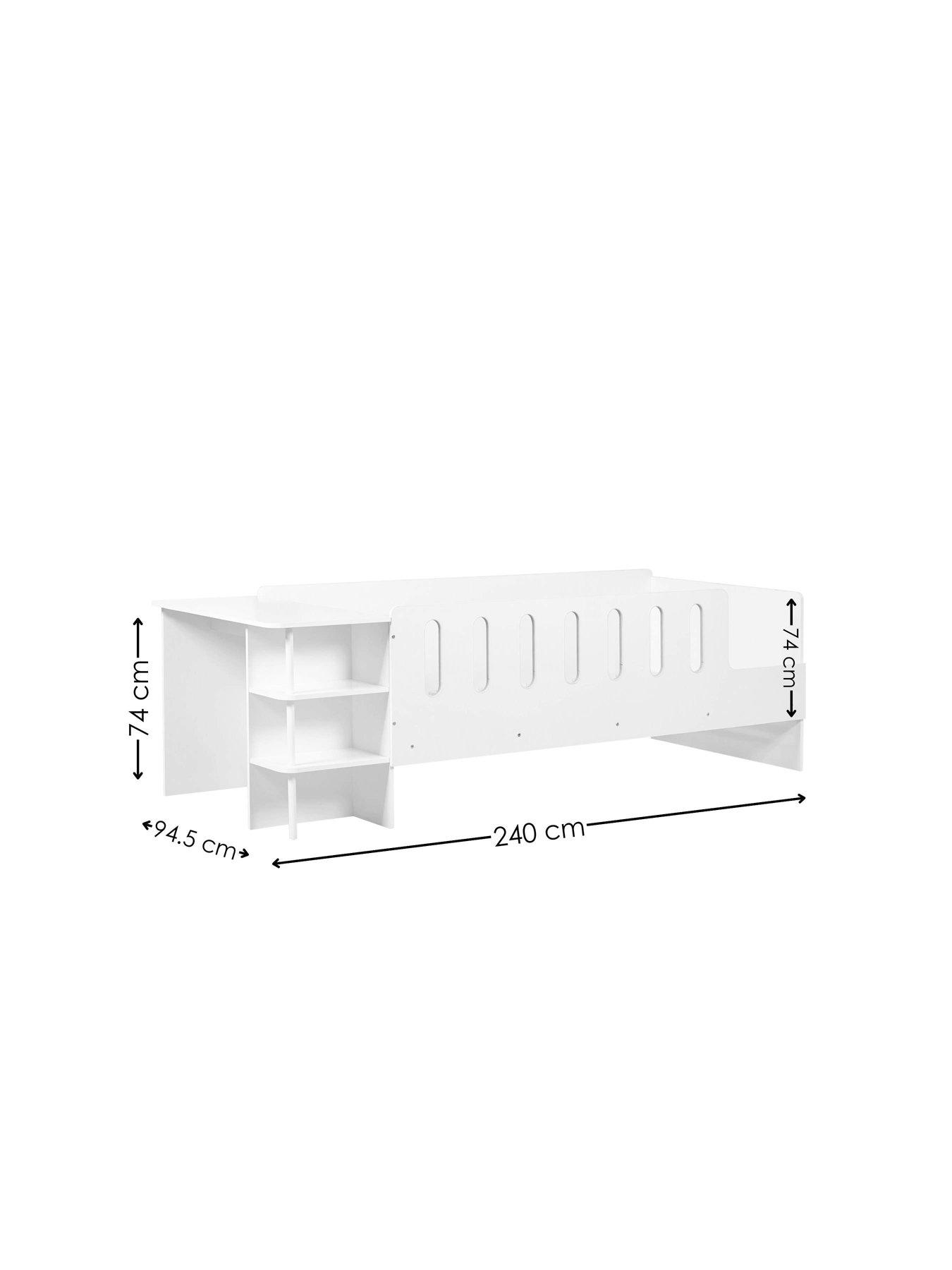 Image 7 of 7 of Julian Bowen Vision Low Sleeper With Desk