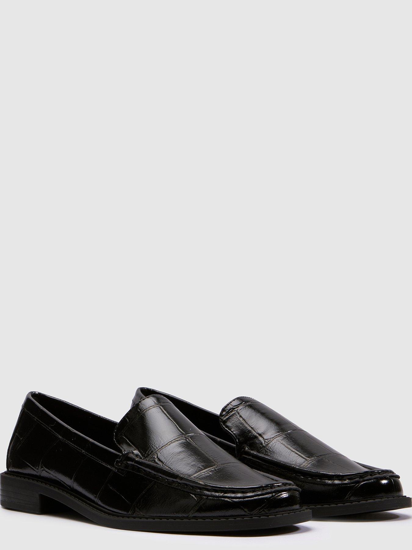 Image 4 of 4 of Schuh Lissa Update- Lipstick Croc Loafer