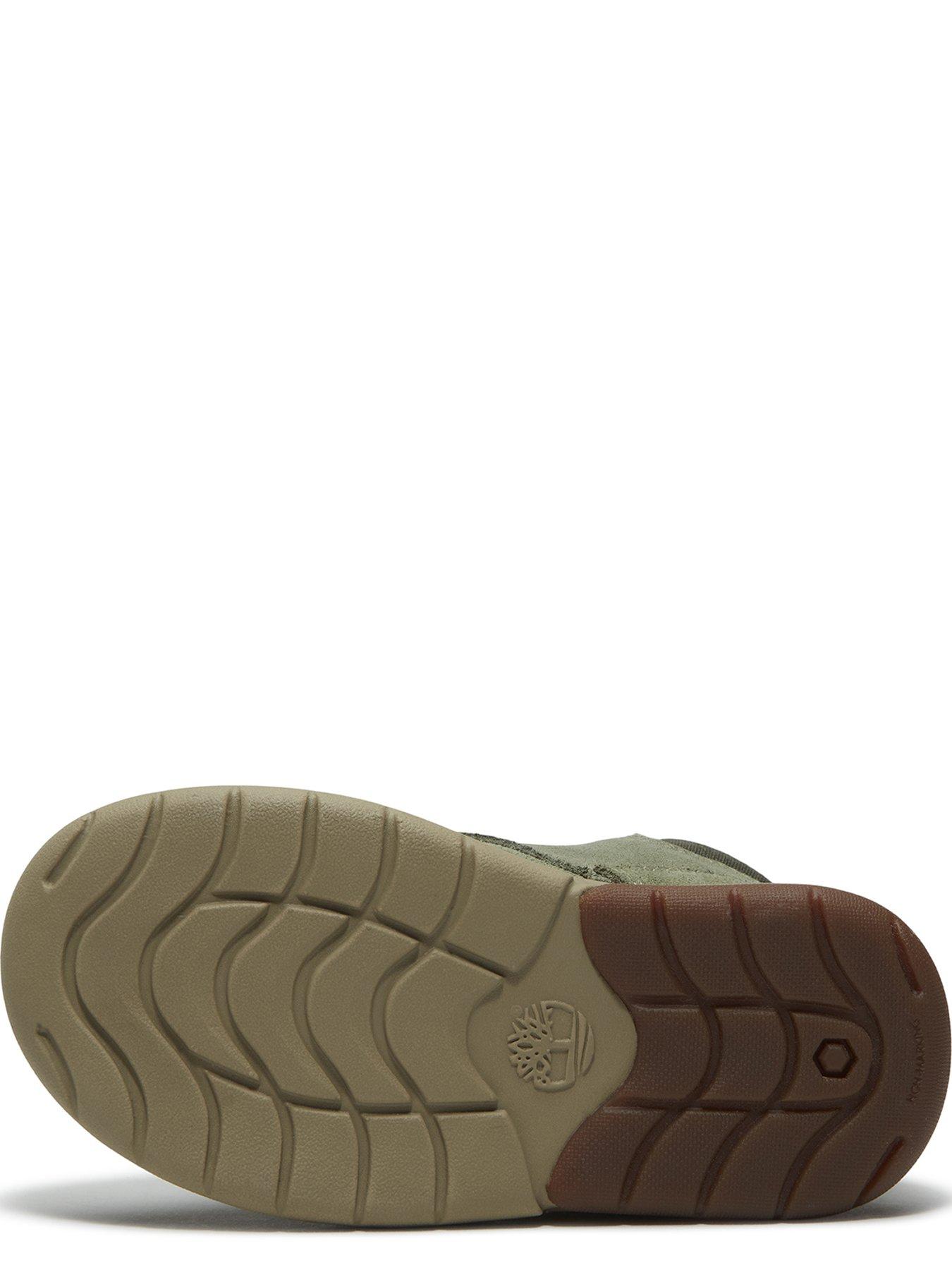 Image 5 of 7 of Timberland TODDLE TRACKS MID HOOK &amp; LOOP BOOT LIGHT GREEN SUEDE
