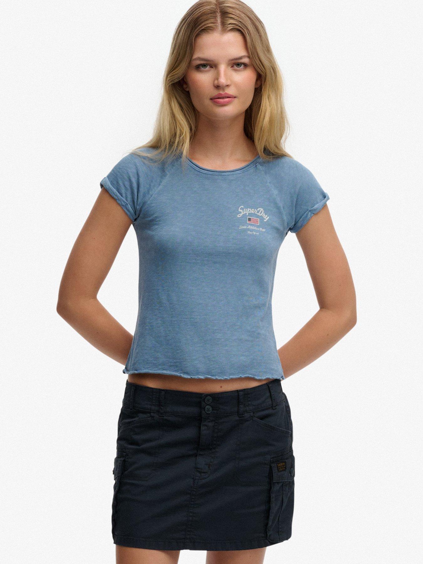 Image 5 of 7 of Superdry Cargo Mini Skirt - Navy