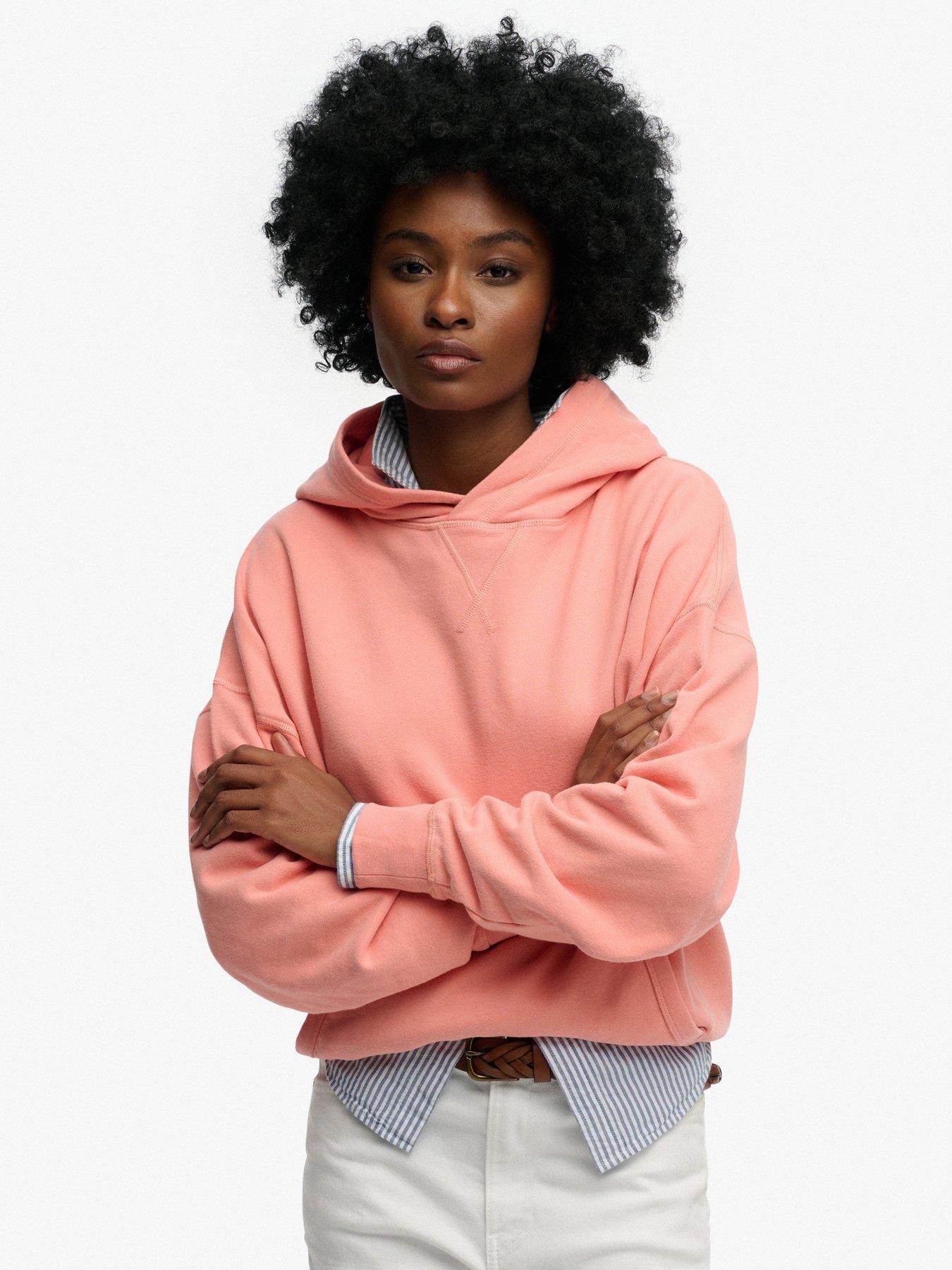 Superdry Studios Relaxed Hoodie - Pink