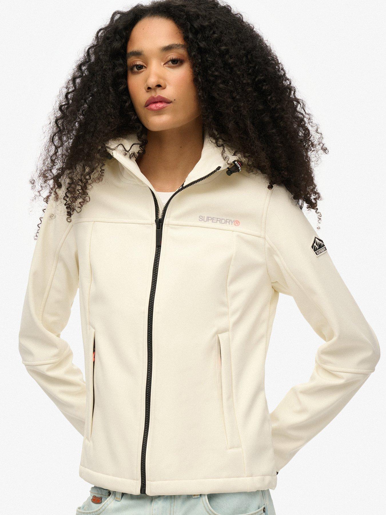 Image 4 of 5 of Superdry Hooded Classic Trekker Jacket - White