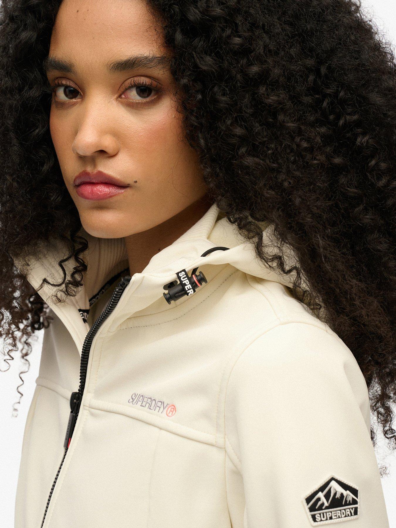 Image 5 of 5 of Superdry Hooded Classic Trekker Jacket - White