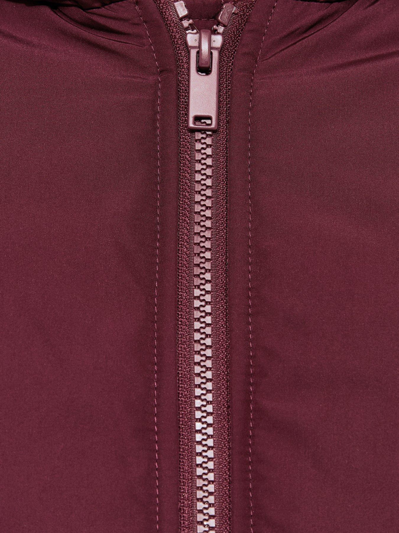 Image 5 of 6 of New Look 915 Burgundy Short Padded Bomber