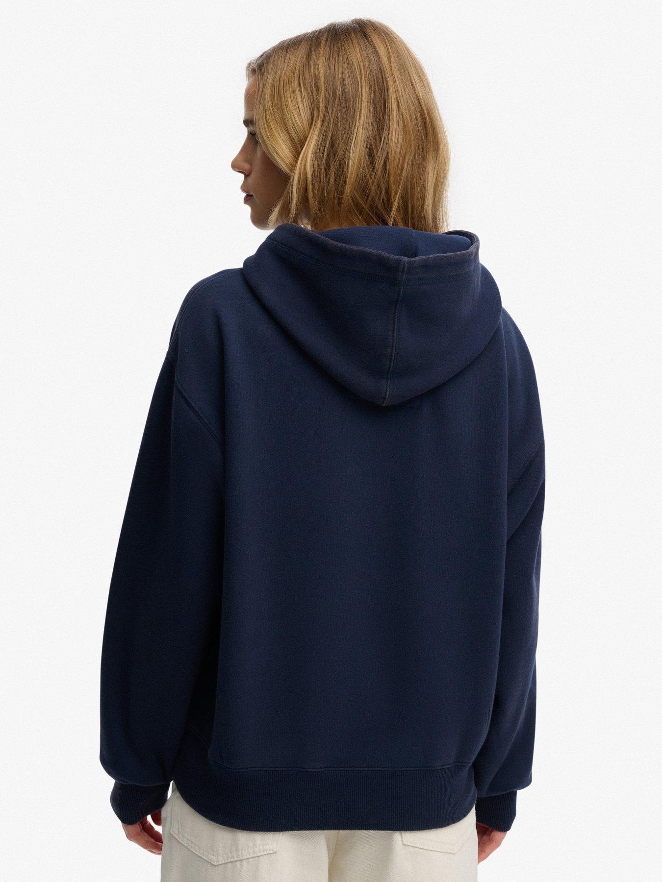 Image 2 of 5 of Superdry Heritage Hamptons Hoodie - Navy