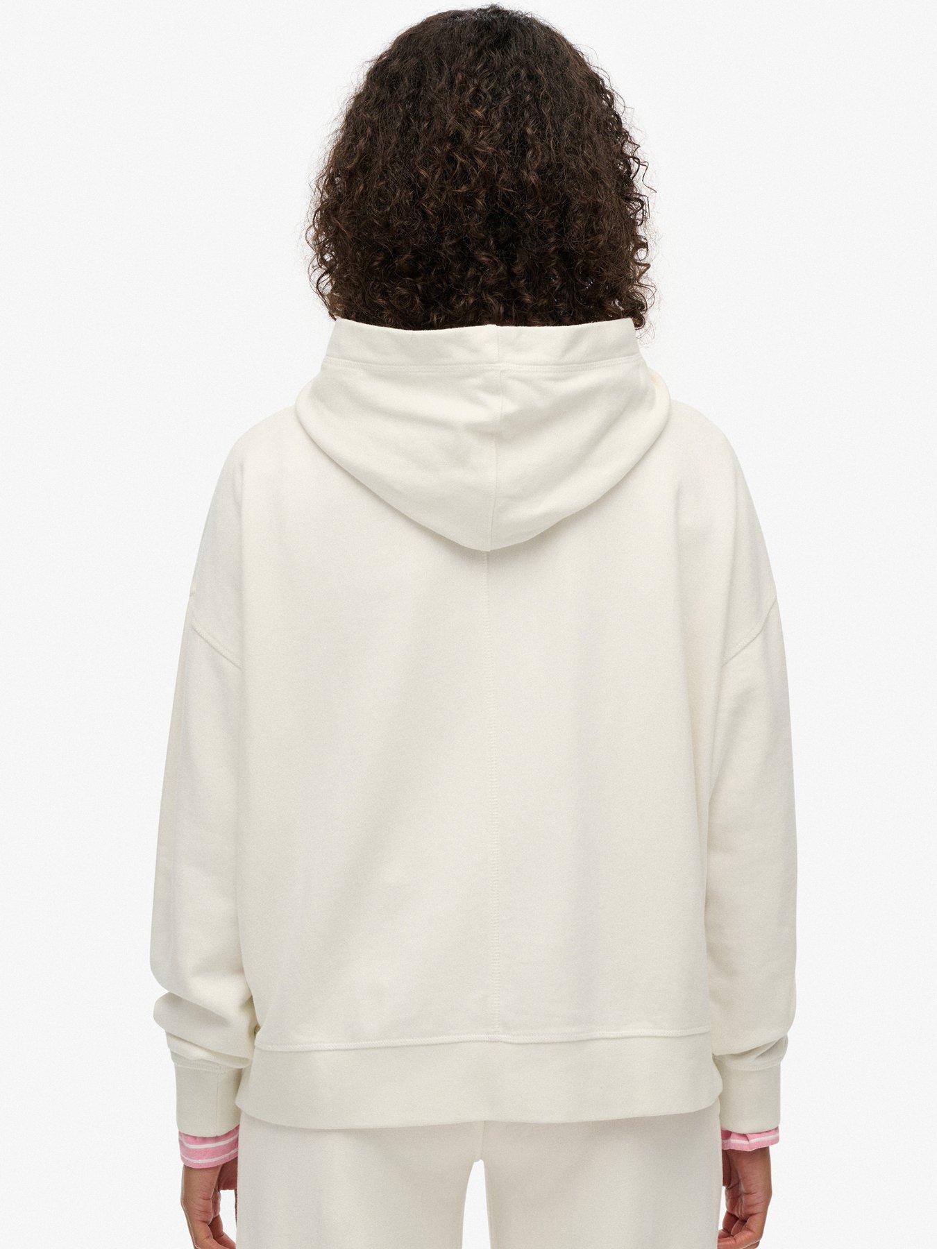 Image 2 of 6 of Superdry Studios Relaxed Hoodie - Off White