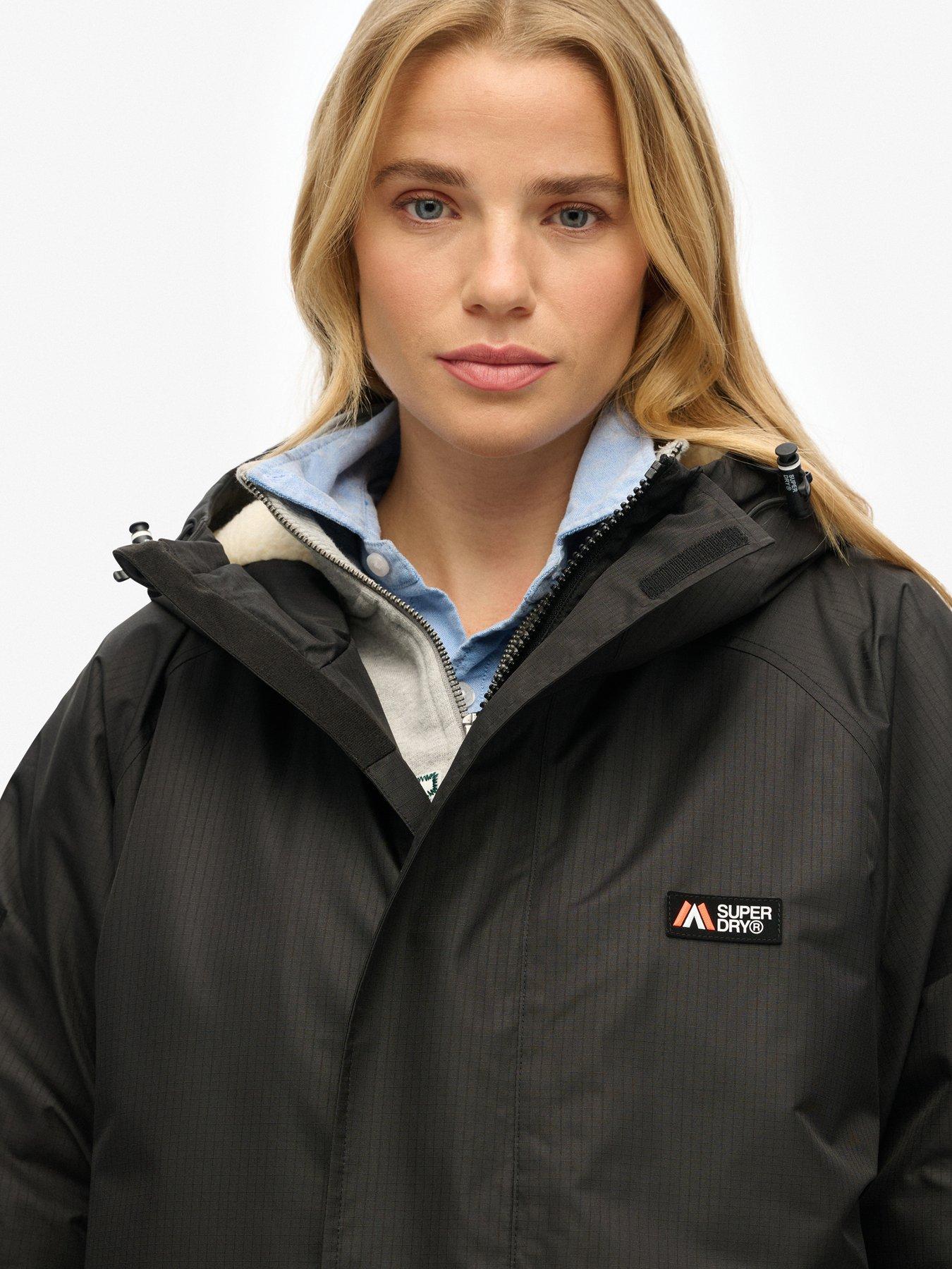 Image 5 of 6 of Superdry Robe - Black/White