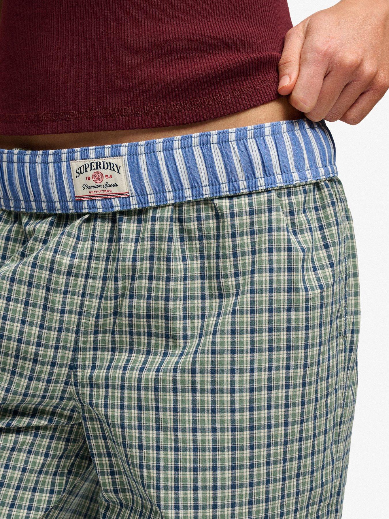 Image 6 of 7 of Superdry MINI CHECK COTTON TROUSER