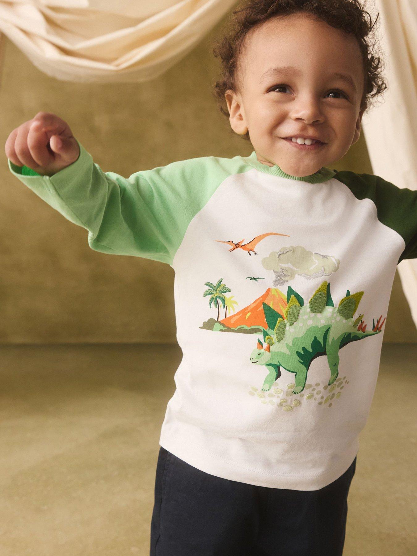 Image 7 of 7 of Cath Kidston Ck Ls Dino Tshirt