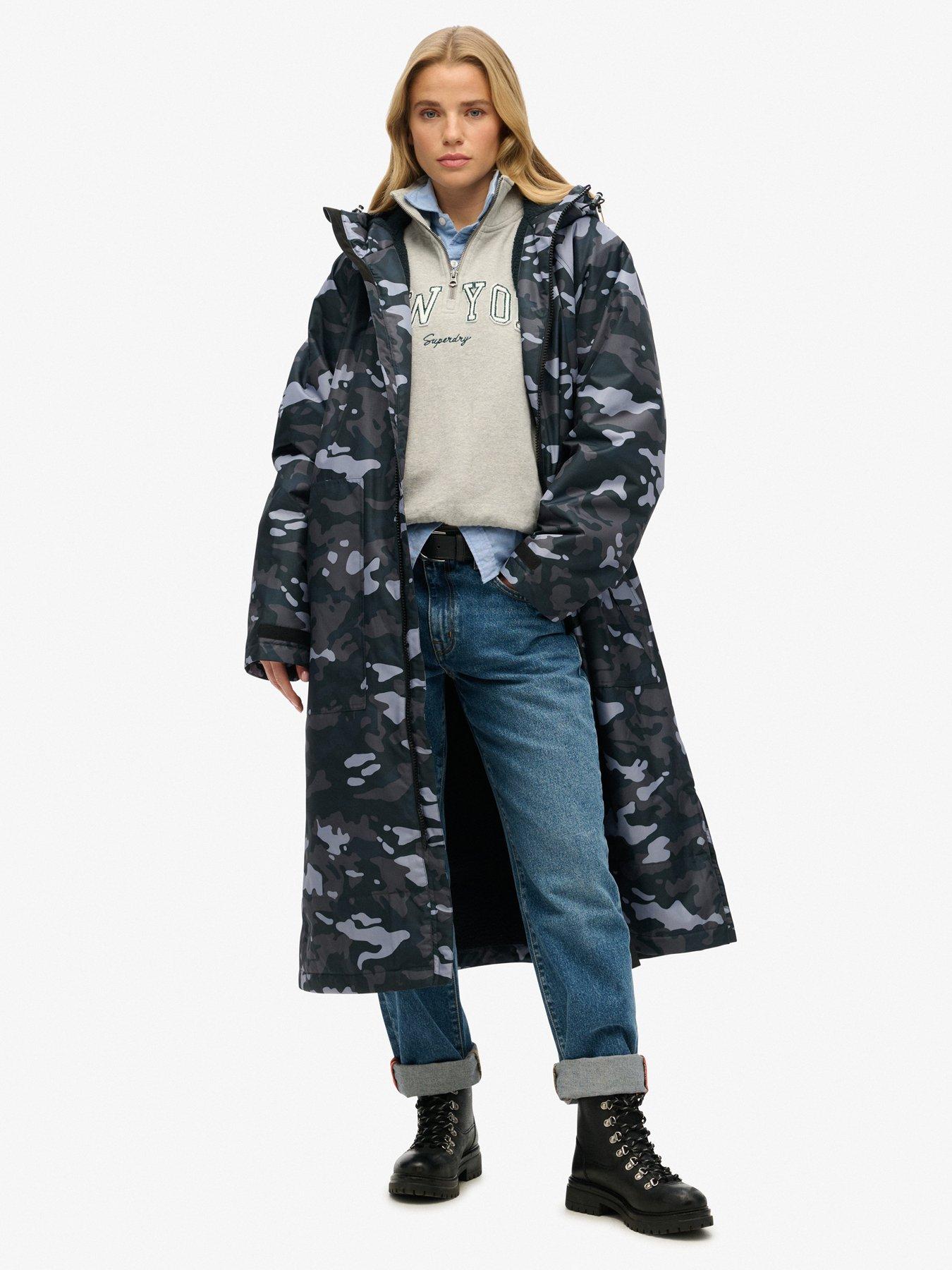 Image 1 of 6 of Superdry Superdry Robe - Navy Camo