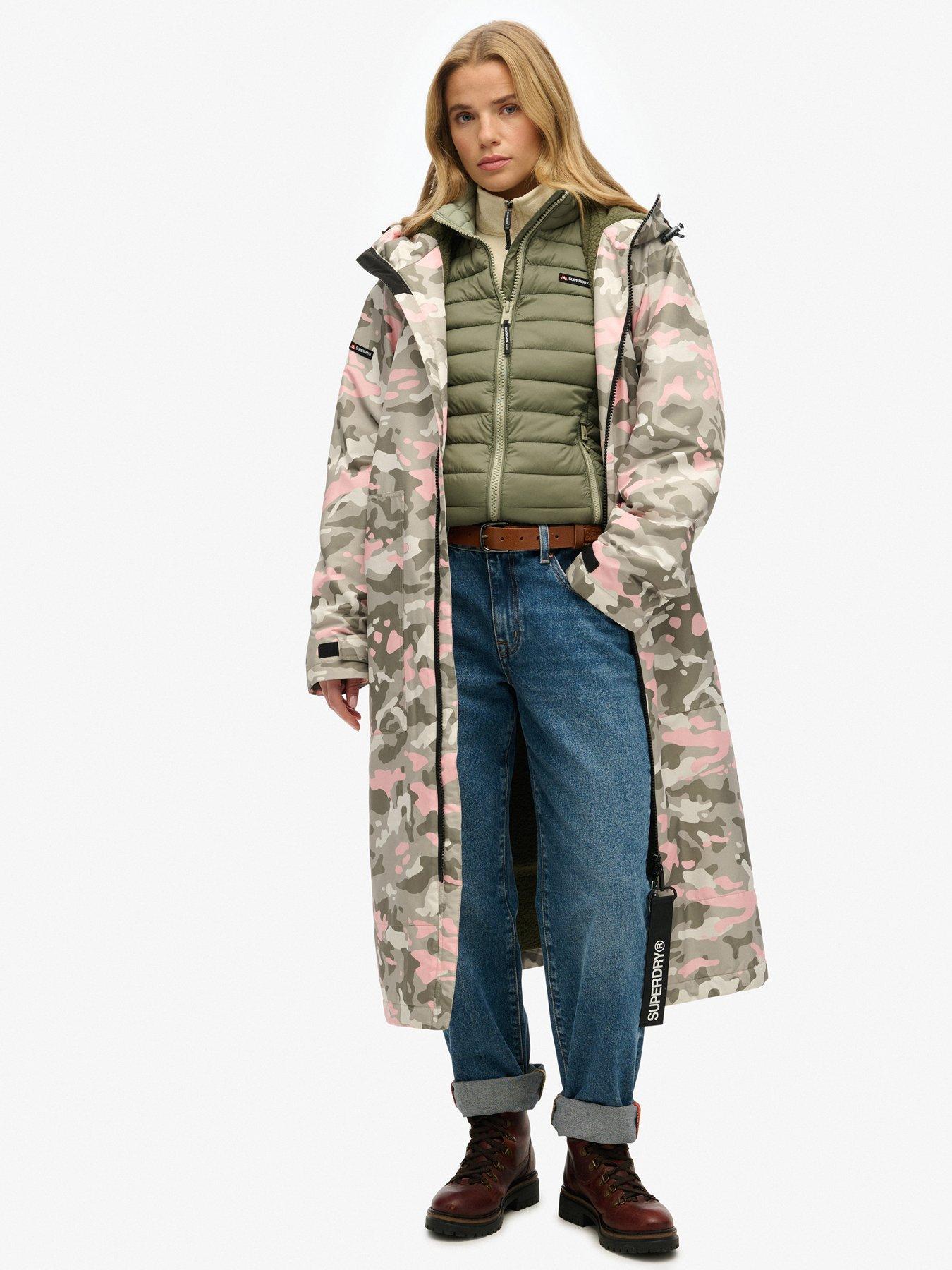 Image 1 of 6 of Superdry Superdry Robe - Pink Camo
