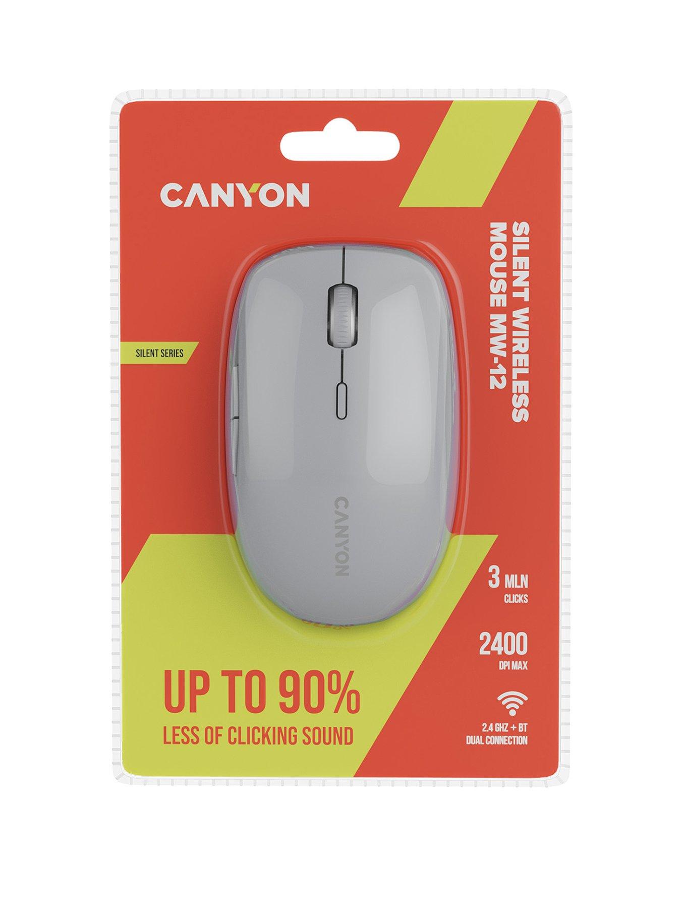 Image 1 of 7 of Canyon mouse MW-12 Dual band Wireless Dark grey