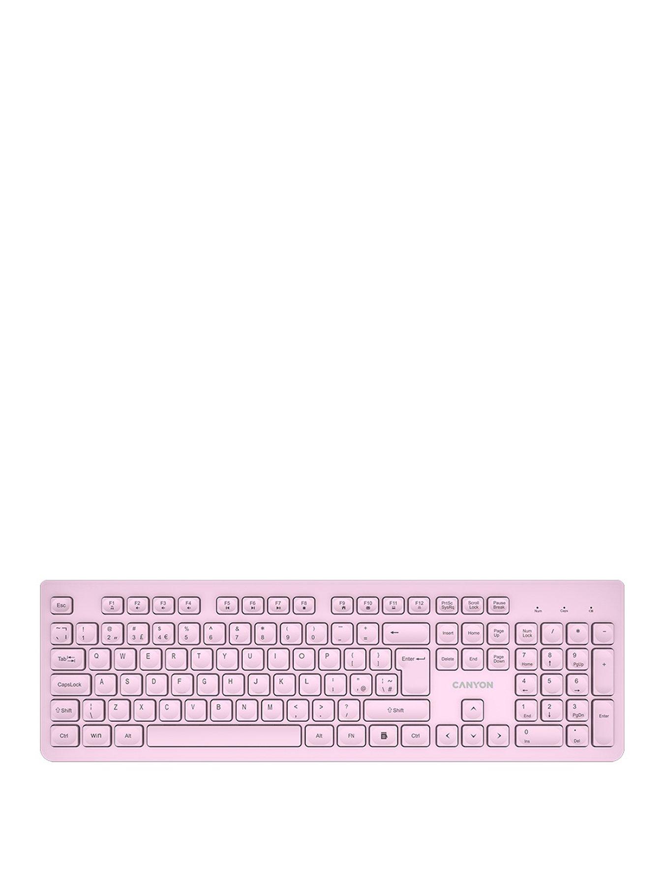 Canyon CANYON keyboard HKB-W01 Wireless Pink