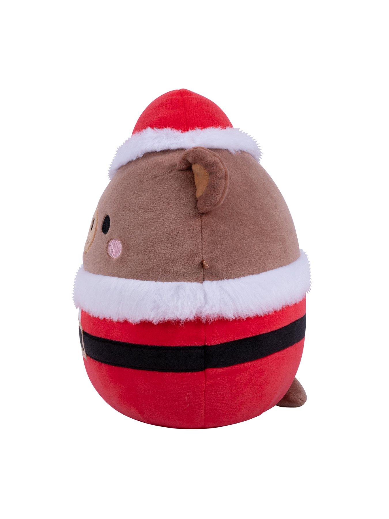 Image 3 of 5 of Squishmallows 7.5" Squishmallows Omar - Brown Bear With Santa Outfit