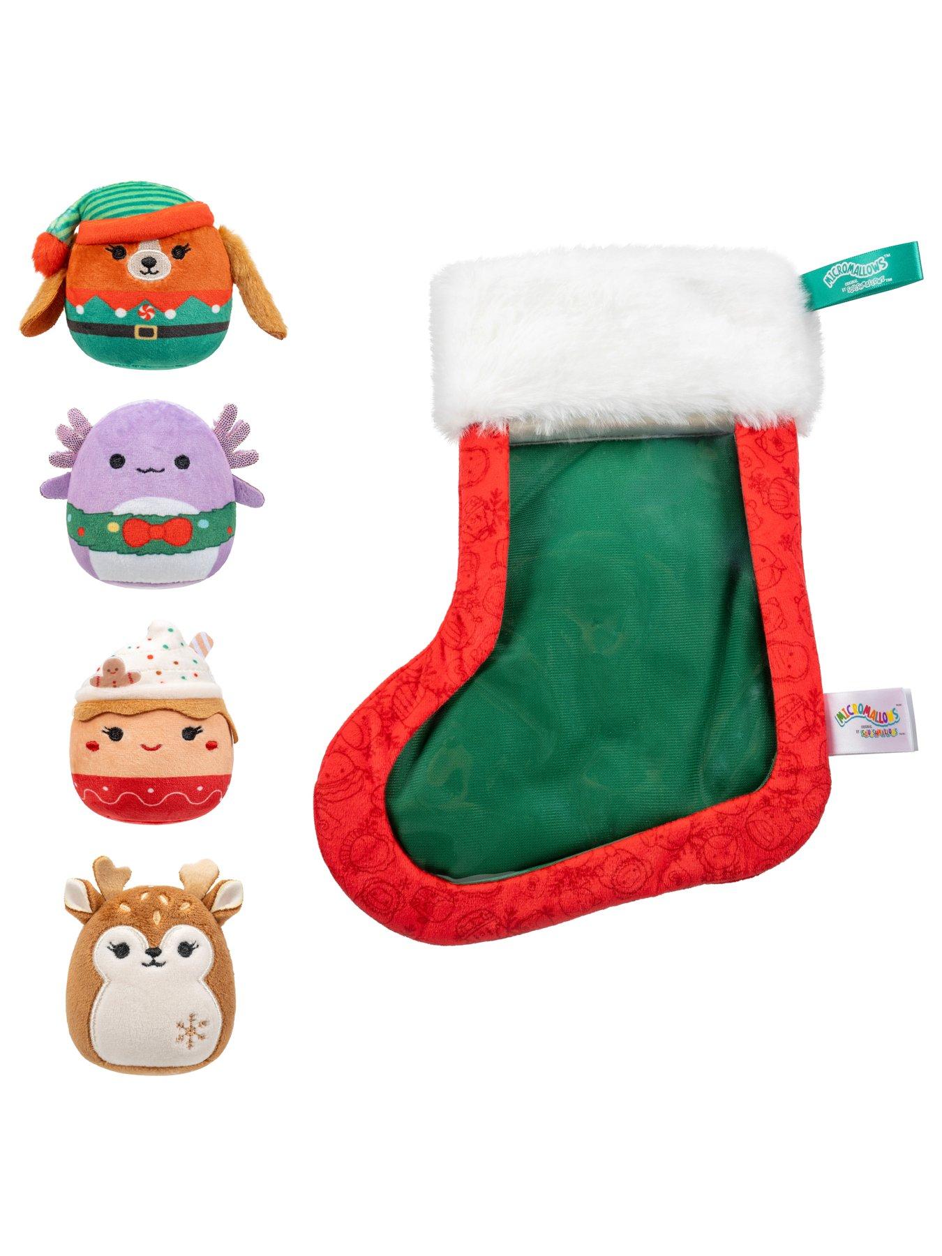 Image 2 of 7 of Squishmallows Festive Mini Plush Micromallows Holiday Stocking Set