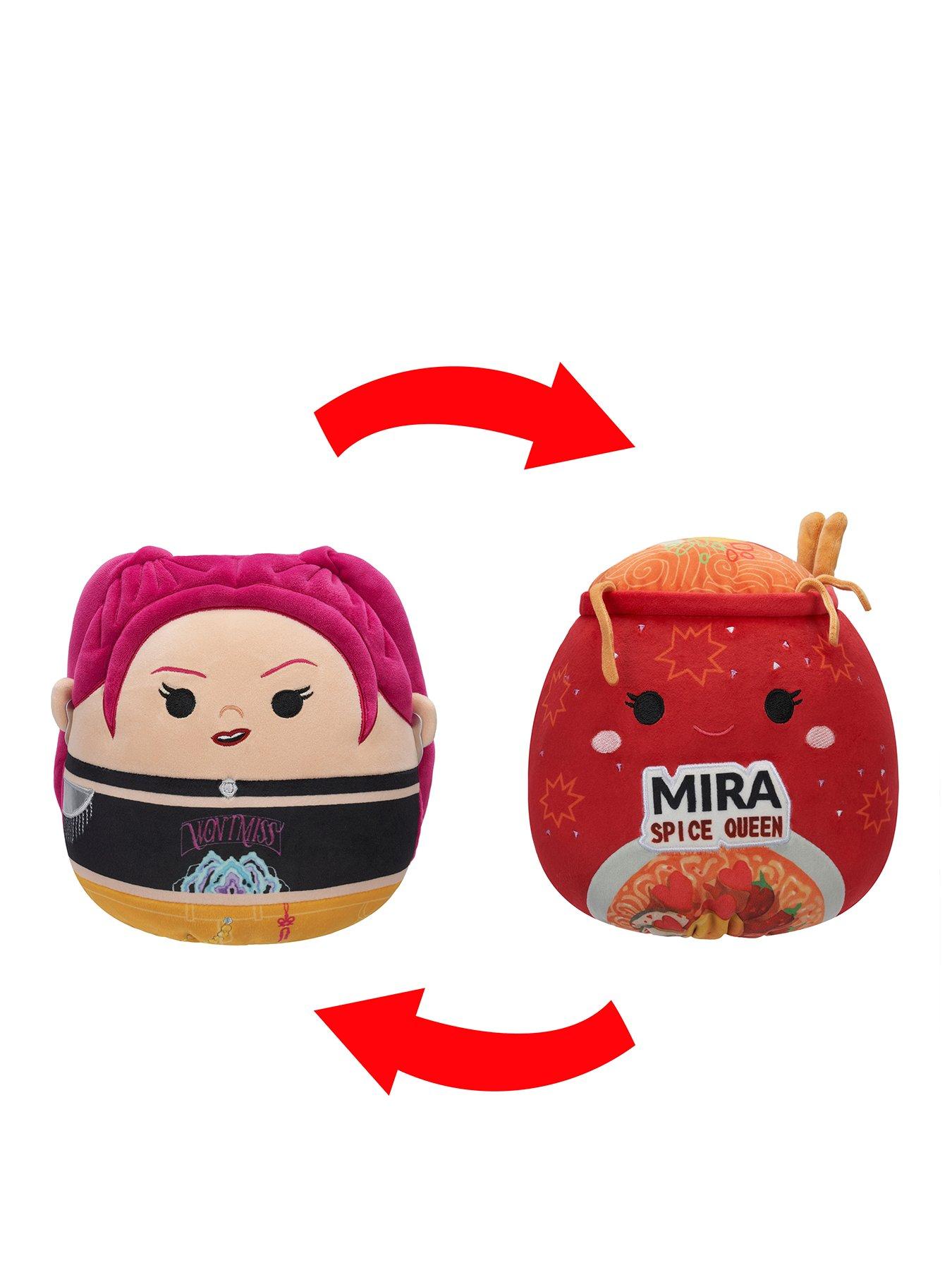 Image 1 of 7 of Micromallows SQDH - Little Plush (8" Squishmallows) (Rosebay - Mira/Ramen FLIPAMALLOWS) (CP of 6) (Polybag + UPC Sticker)