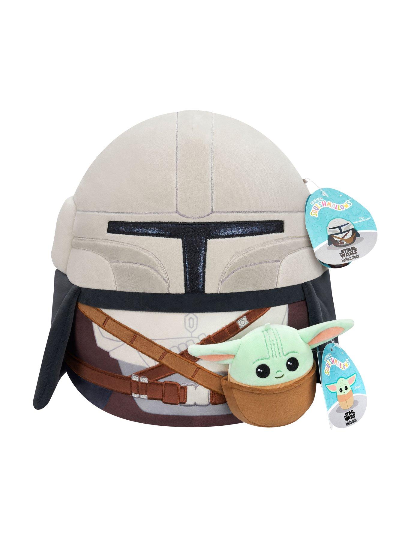 Image 2 of 7 of Squishmallows Star Wars Ultrasoft Mandalorian &amp; Grogu Plush Set