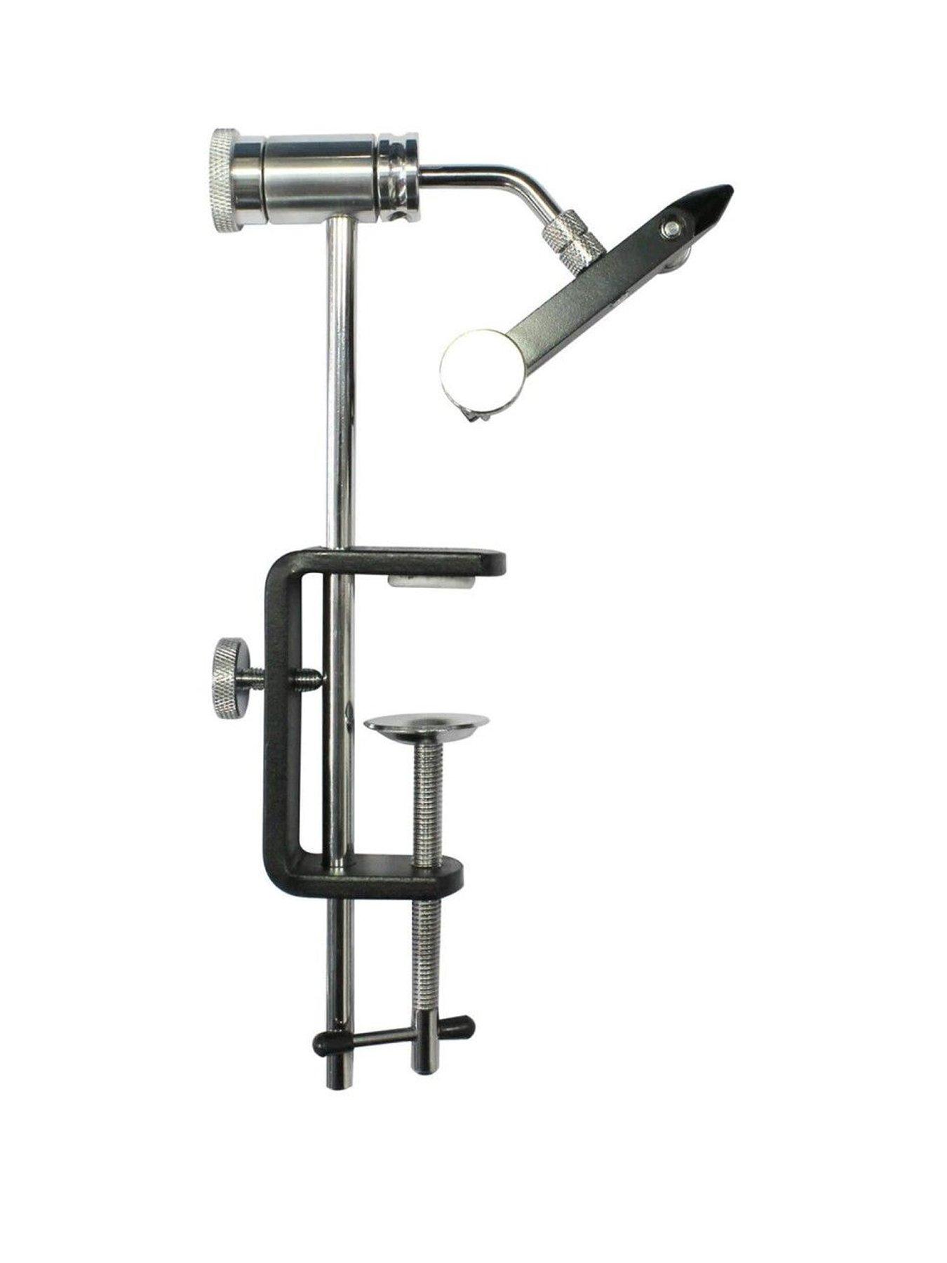 Snowbee Fly Mate Clamp Vice - Standard , Fixed Head Fly Tying Tool, Silver/Black - Portable & Reliable