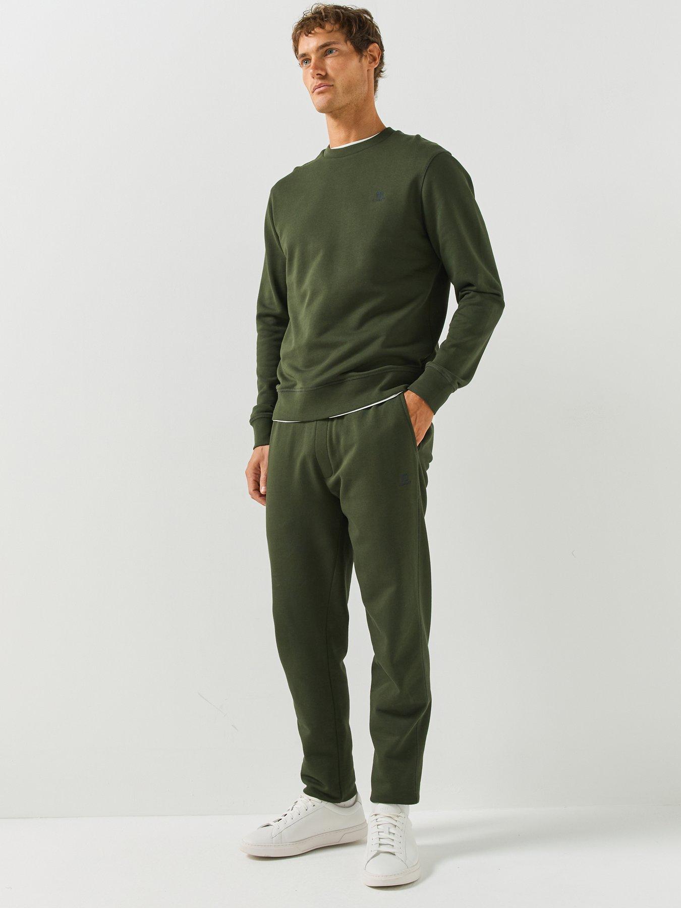 Image 3 of 5 of Hackett Heritage Small Logo Crew Neck Sweatshirt - Dark Green