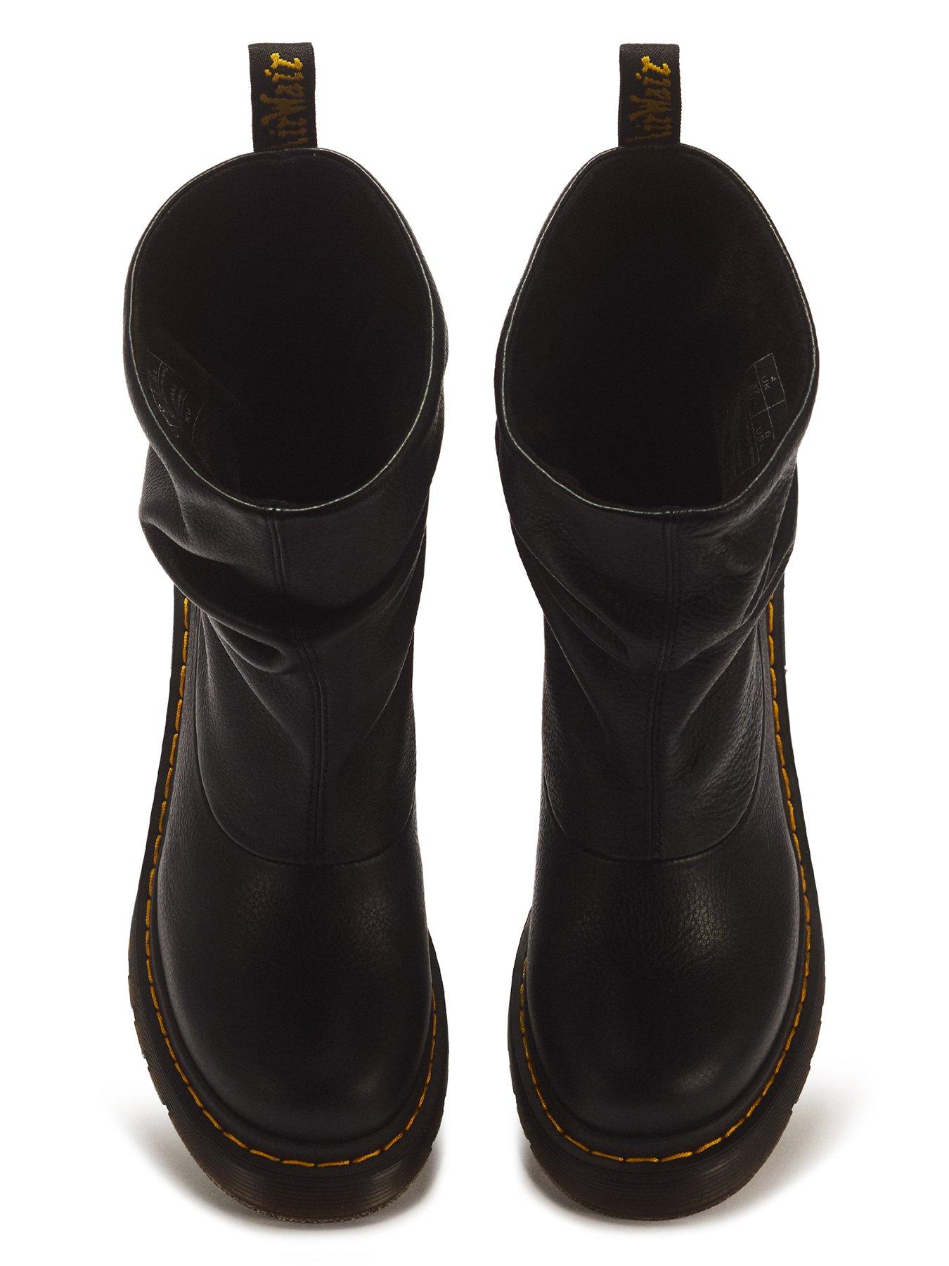 Image 4 of 7 of Dr Martens Kasey Lo Pull On Boot - Black