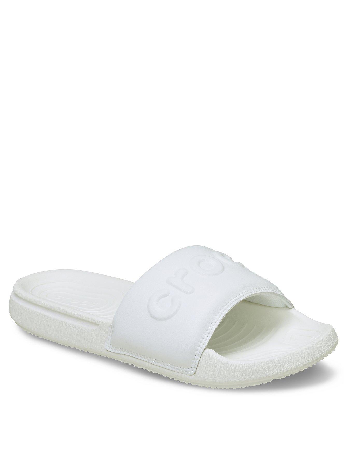 Image 2 of 5 of Crocs All Day Sliders - White