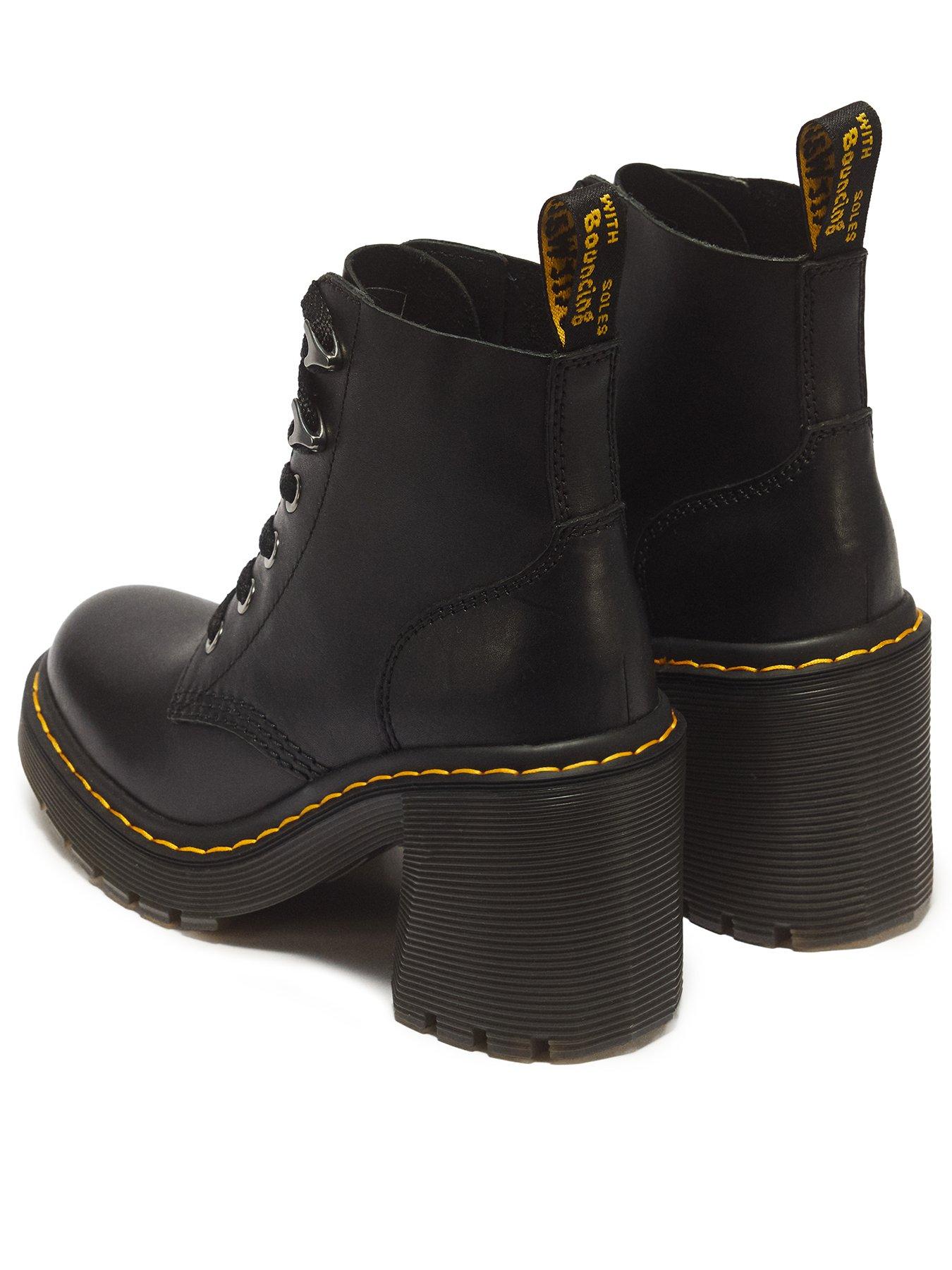 Dr Martens Jesy Sendal Leather Heels - Black | Very