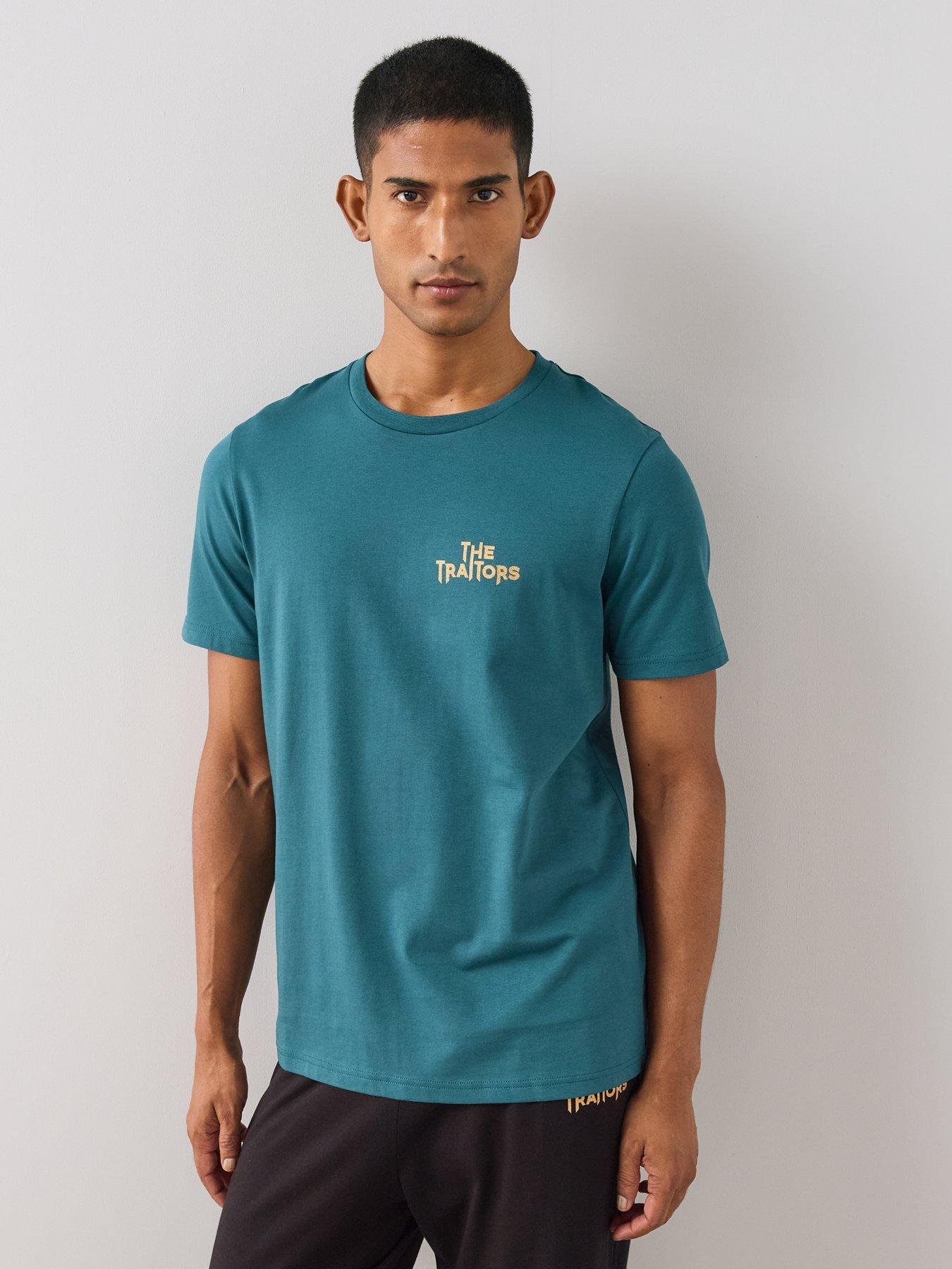 Image 2 of 6 of The Very Collection Mens The Traitors Graphic&nbsp;Pyjama Set - Green