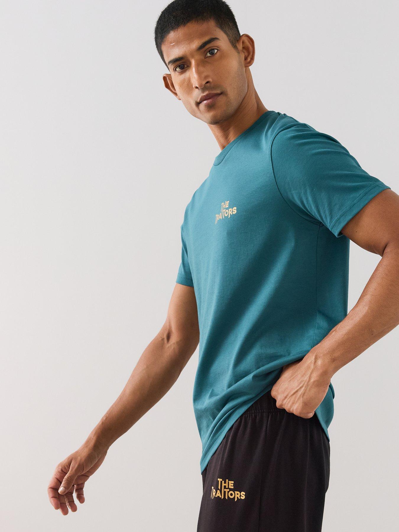 Image 4 of 6 of The Very Collection Mens The Traitors Graphic&nbsp;Pyjama Set - Green