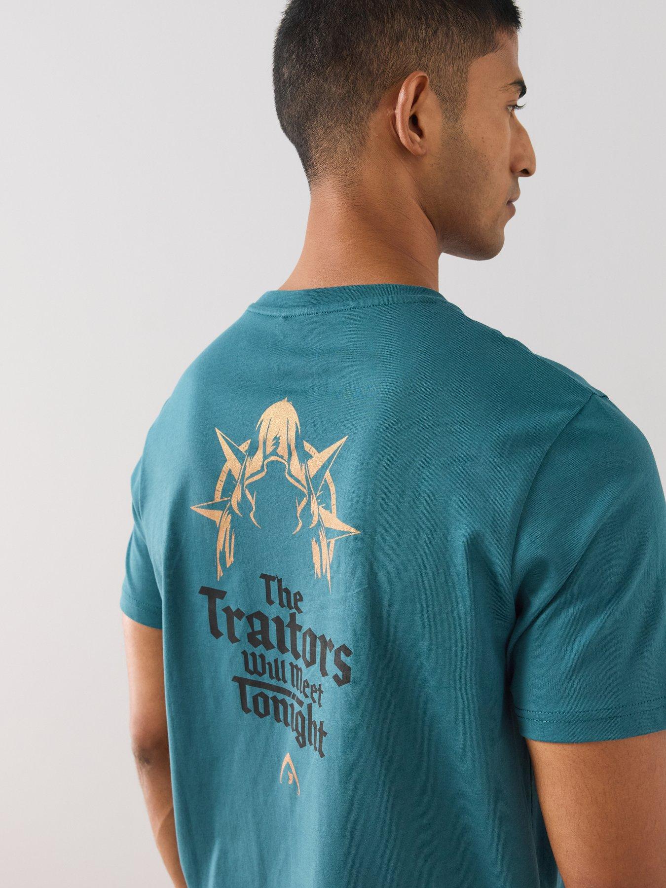 Image 5 of 6 of The Very Collection Mens The Traitors Graphic&nbsp;Pyjama Set - Green