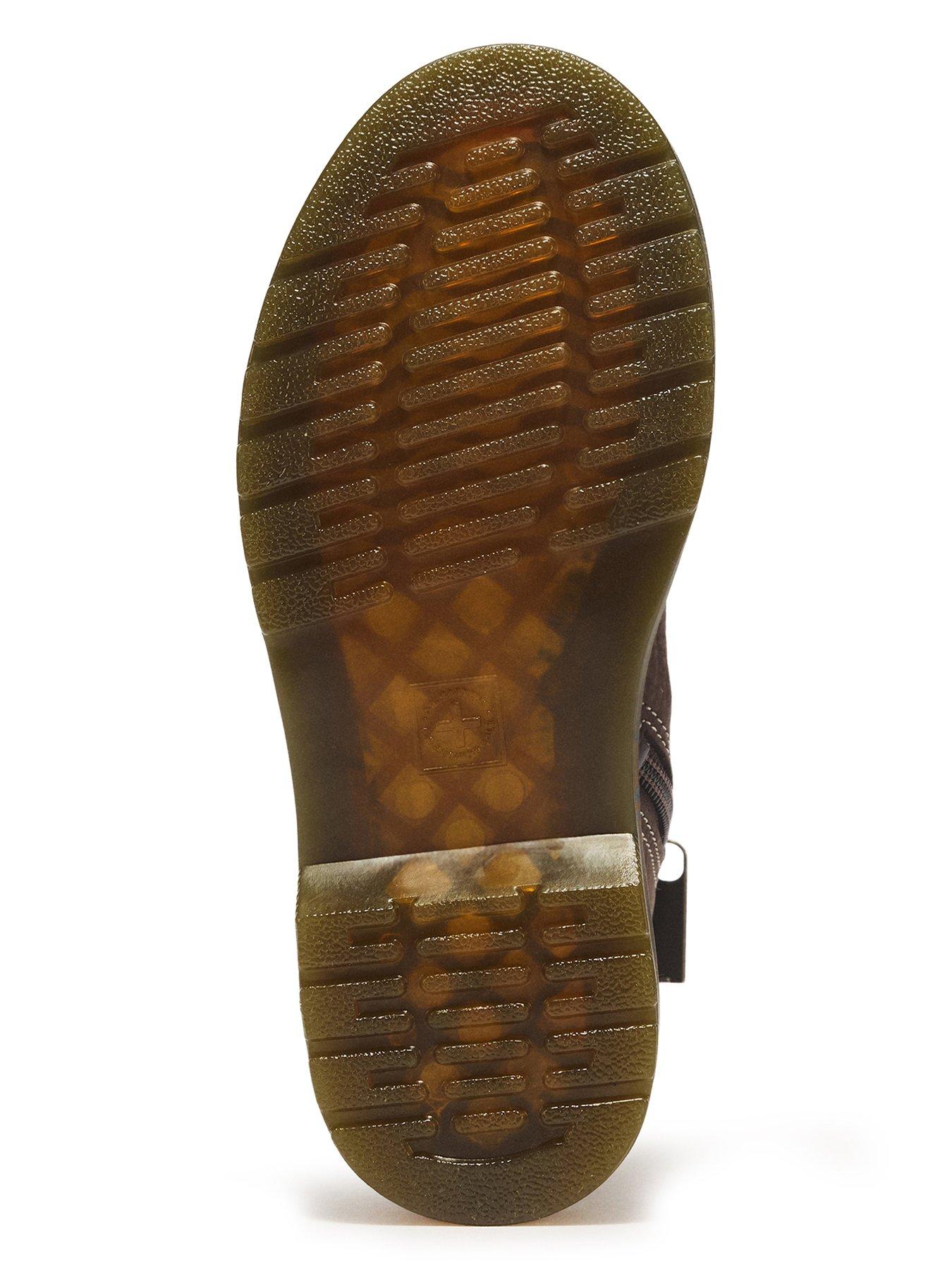 Image 5 of 7 of Dr Martens Junior 1460 Pascal 8 Eye Nubuck Boot - Dark Brown
