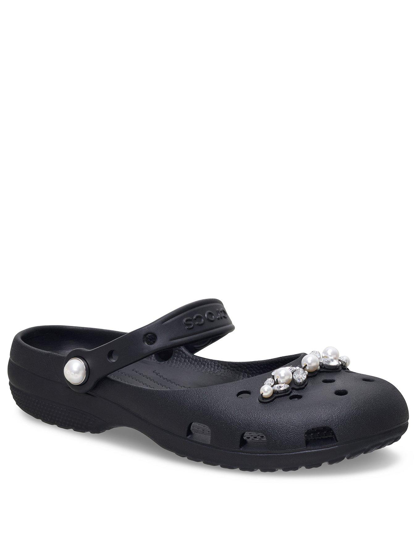 Image 2 of 6 of Crocs Classic Ballet Shoes - Black