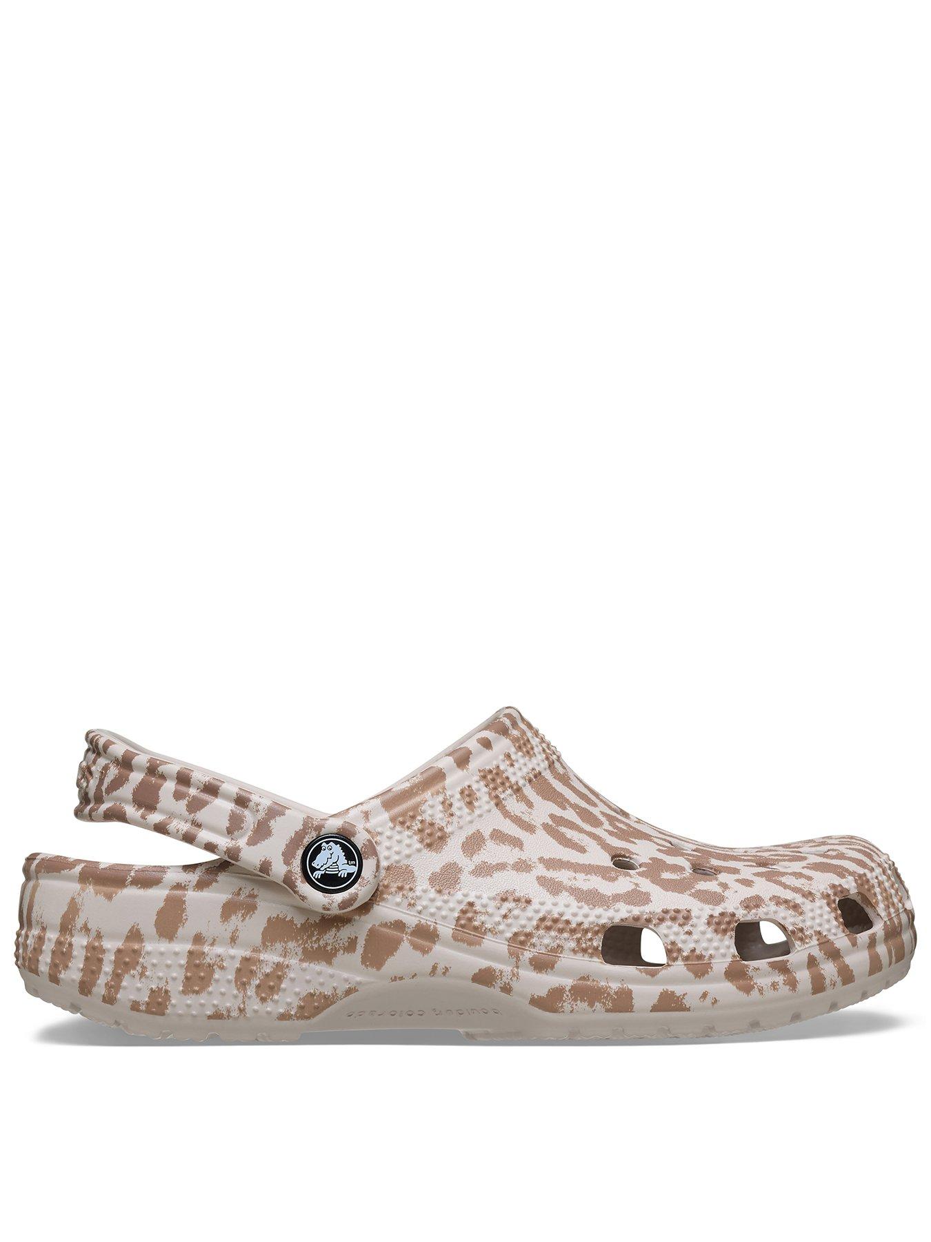 Crocs Classic Pop Animal Clog - Cocoa Crème