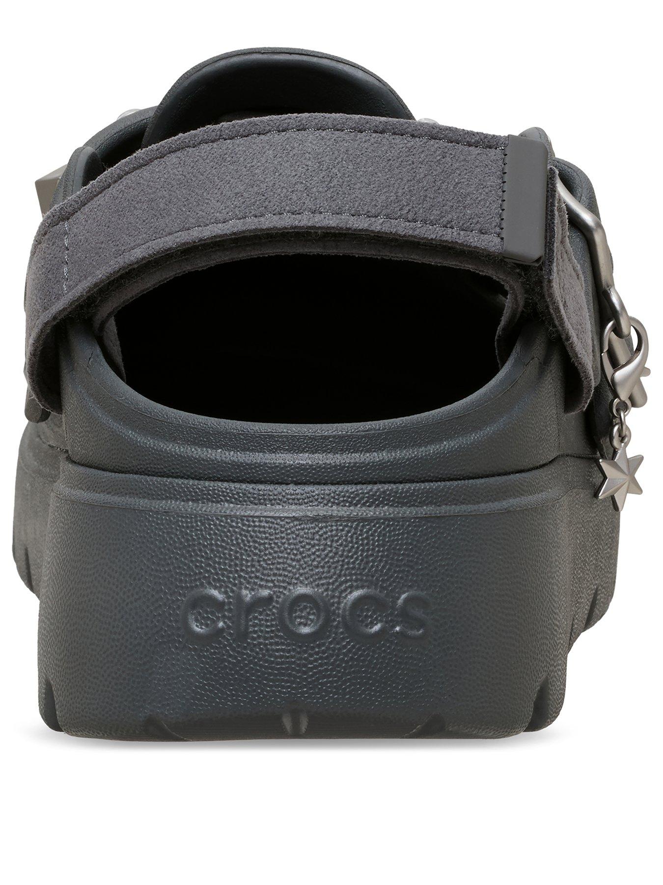 Image 4 of 6 of Crocs Loaferette Star Studded Clogs - Black