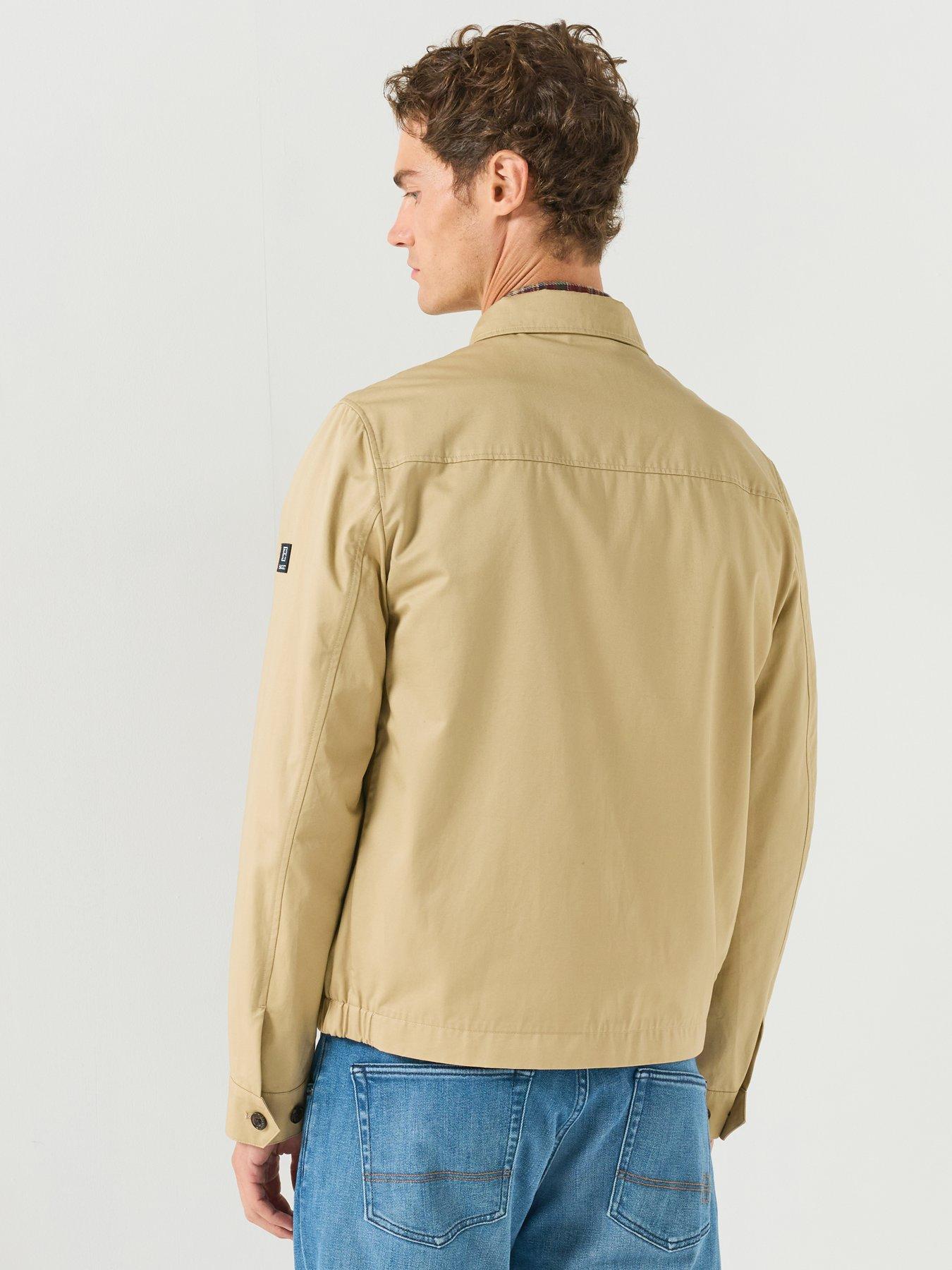 Image 2 of 6 of Hackett Heritage Harrington Jacket - Beige