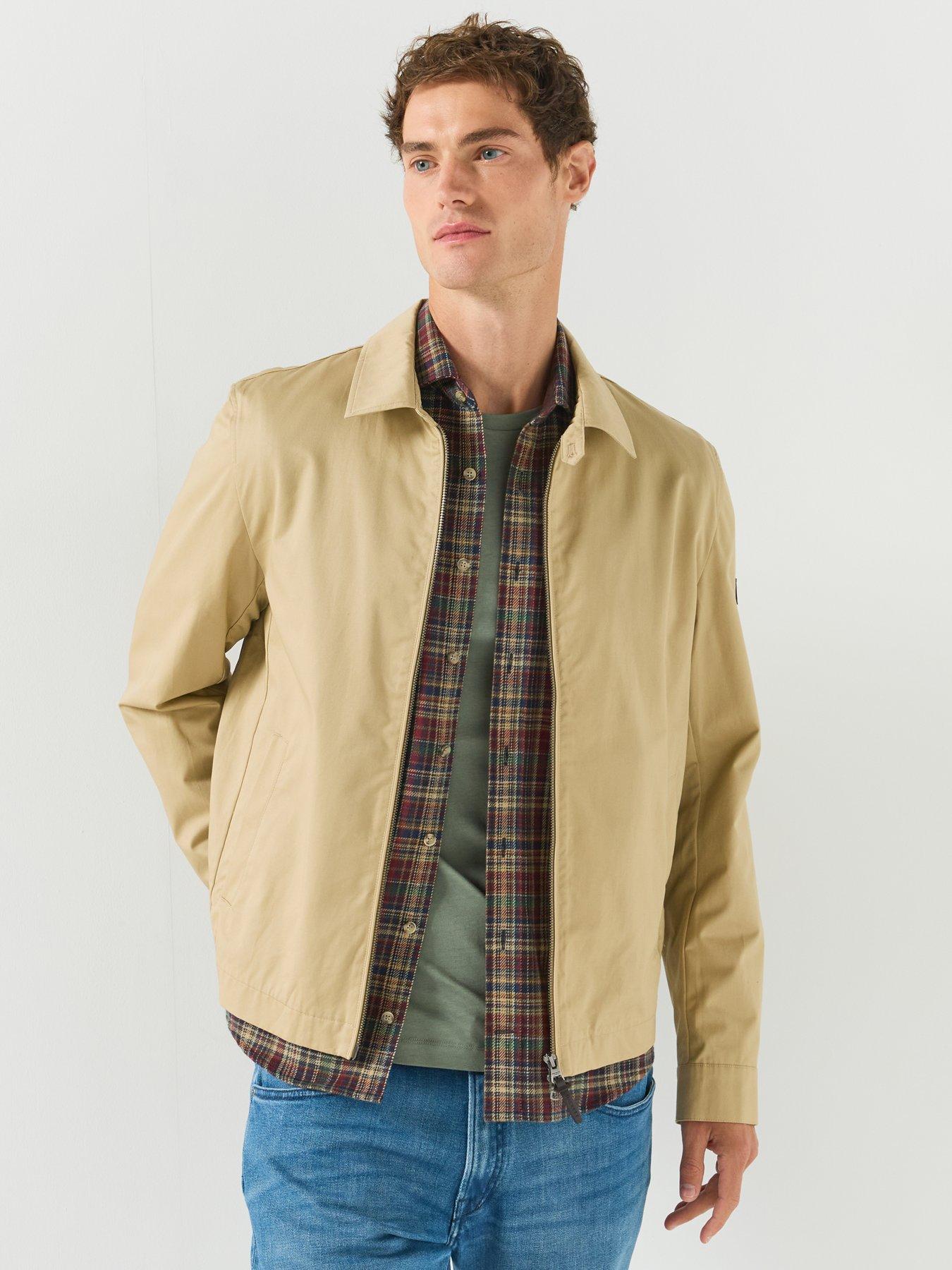 Image 4 of 6 of Hackett Heritage Harrington Jacket - Beige