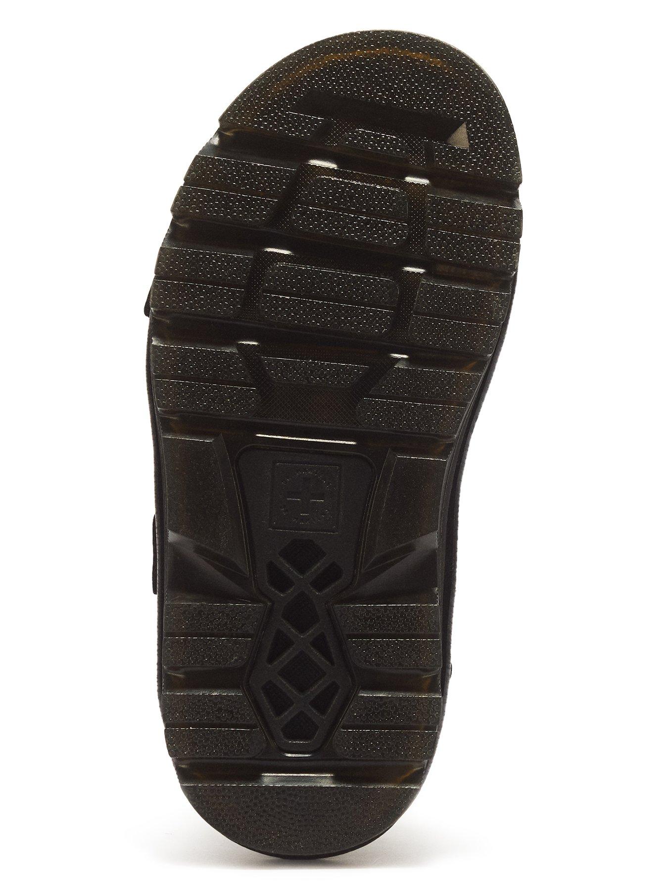 Image 5 of 7 of Dr Martens Zebzag Pisa Leather Platform Sandals - Black