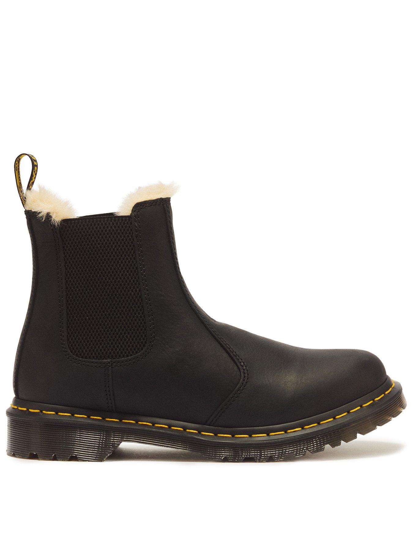 Dr Martens 2976 Leonore Chelsea Boot, Black, Size 4, Women