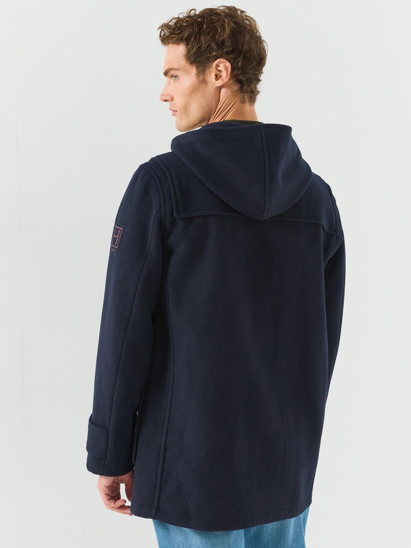 Image 2 of 6 of Hackett Men's Heritage Duffle Coat - Navy